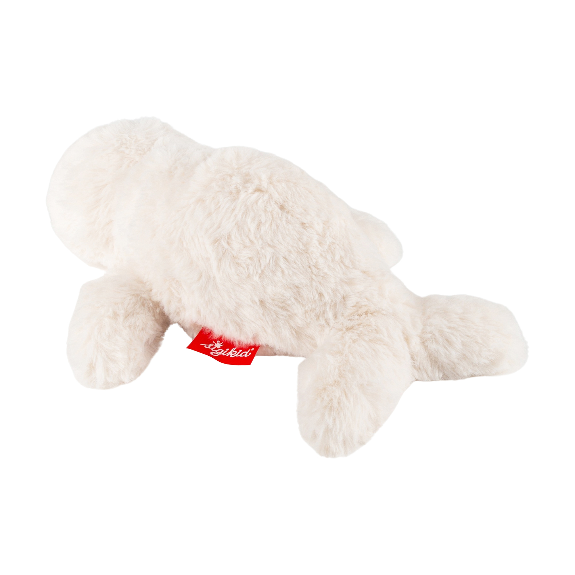 Silky soft plush toy seal pup, white