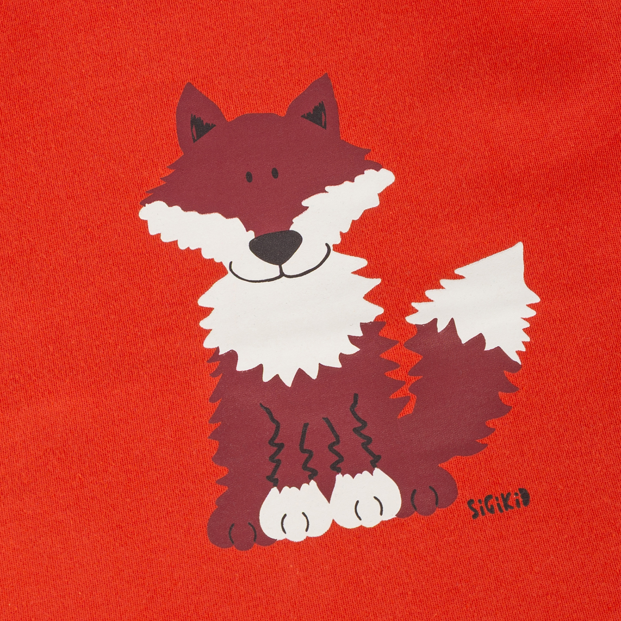Kinder Pyjama Fuchs, rot