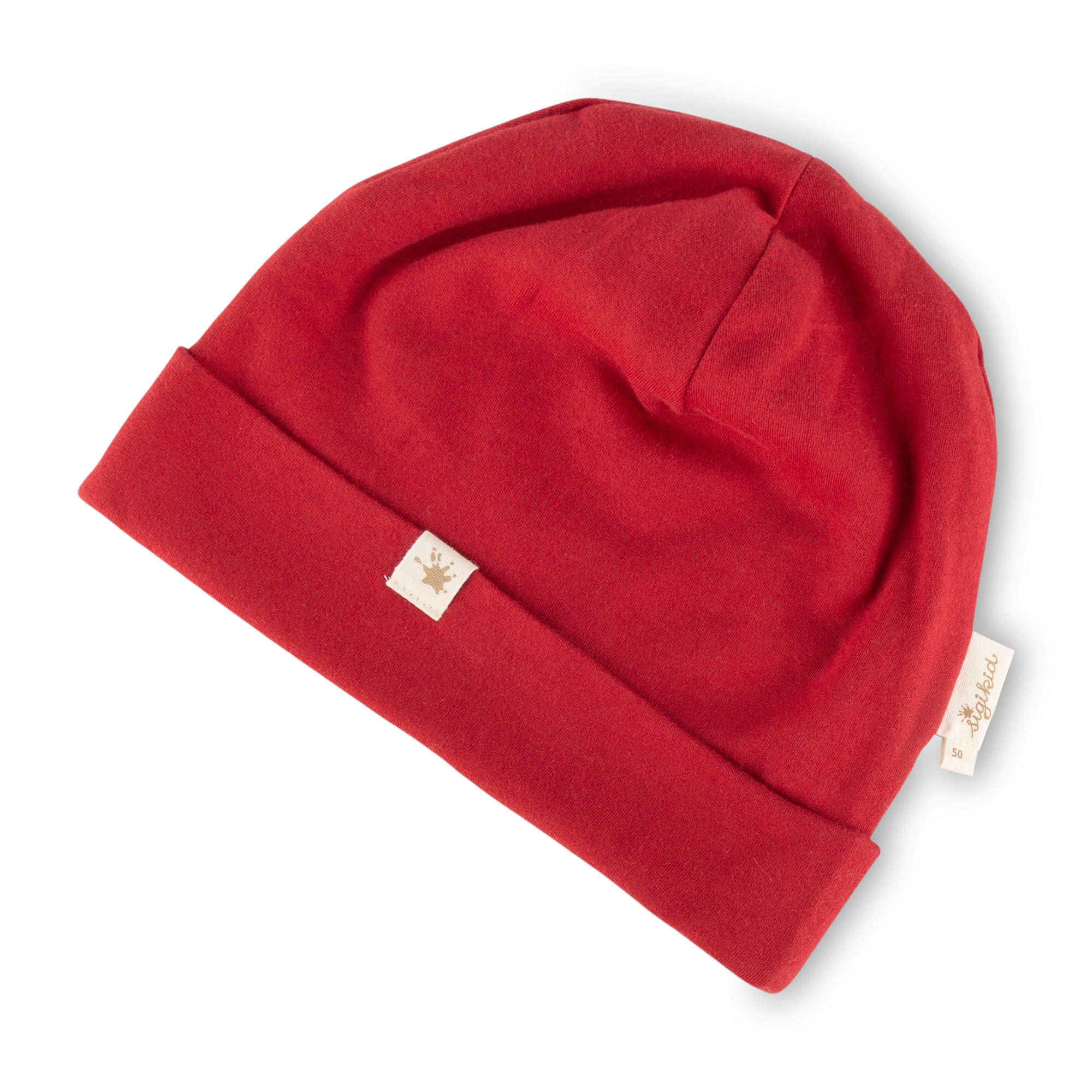 Dark red children's beanie hat, Dino World