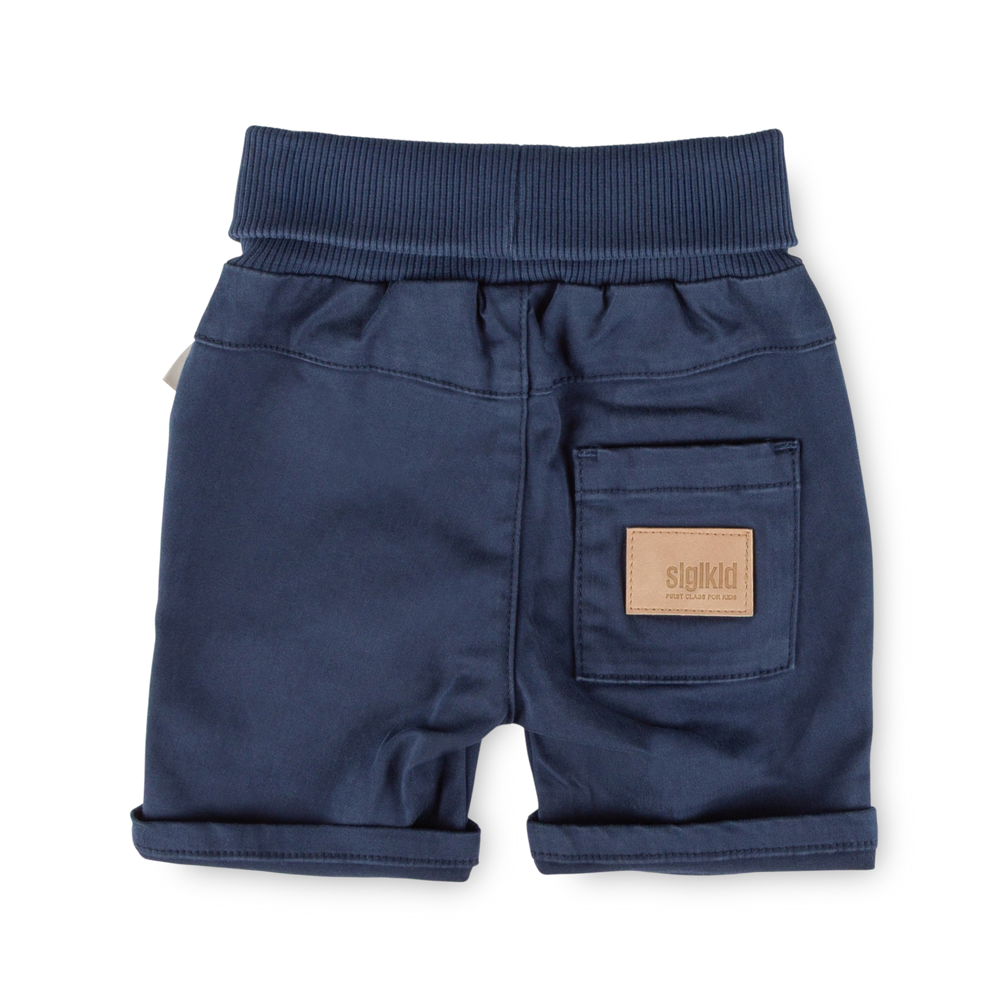 Baby Gabardine Bermuda Tiger & Löwe, dunkelblau