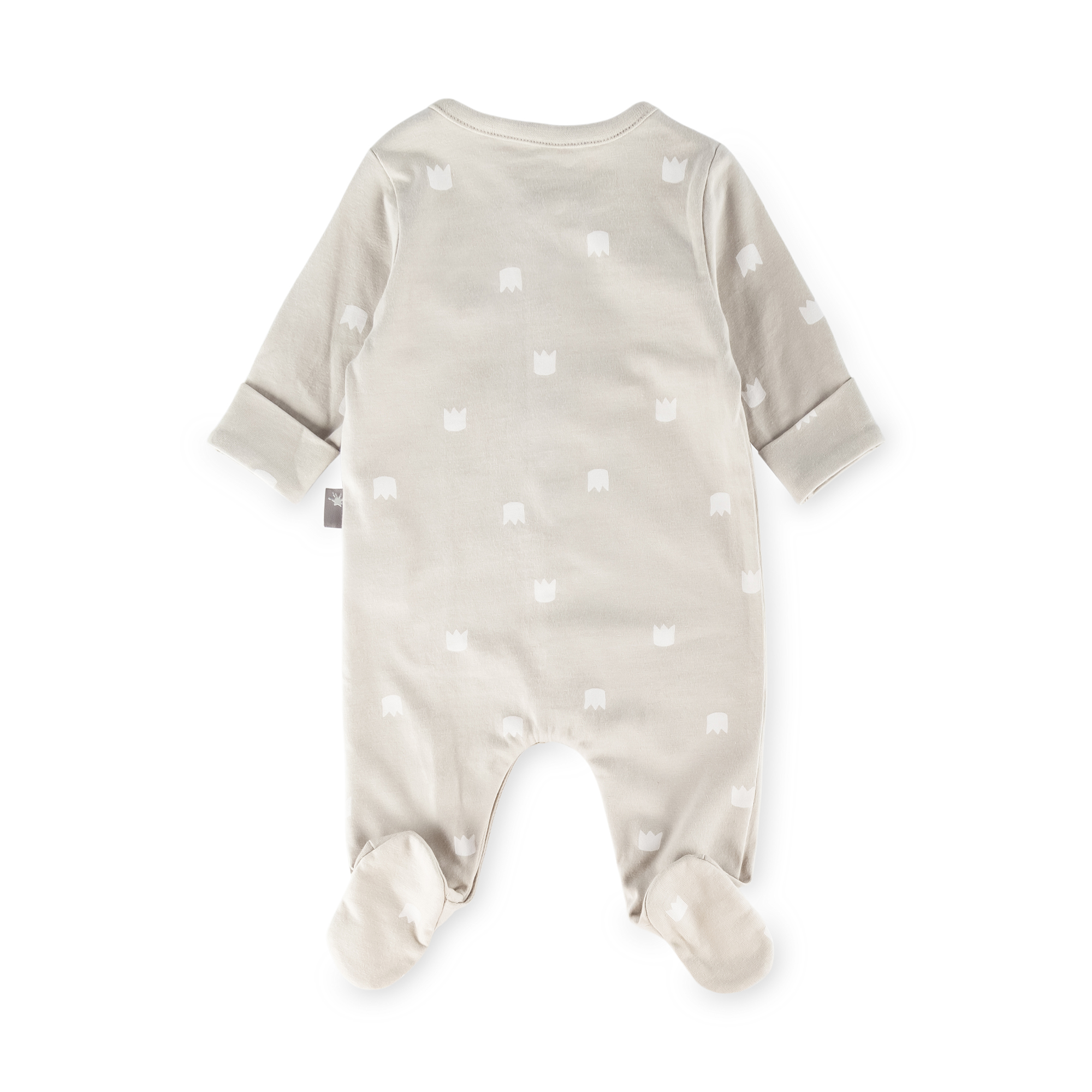 Baby Overall Krönchen Bär, beige Baby Overall Krönchen Bär, beige