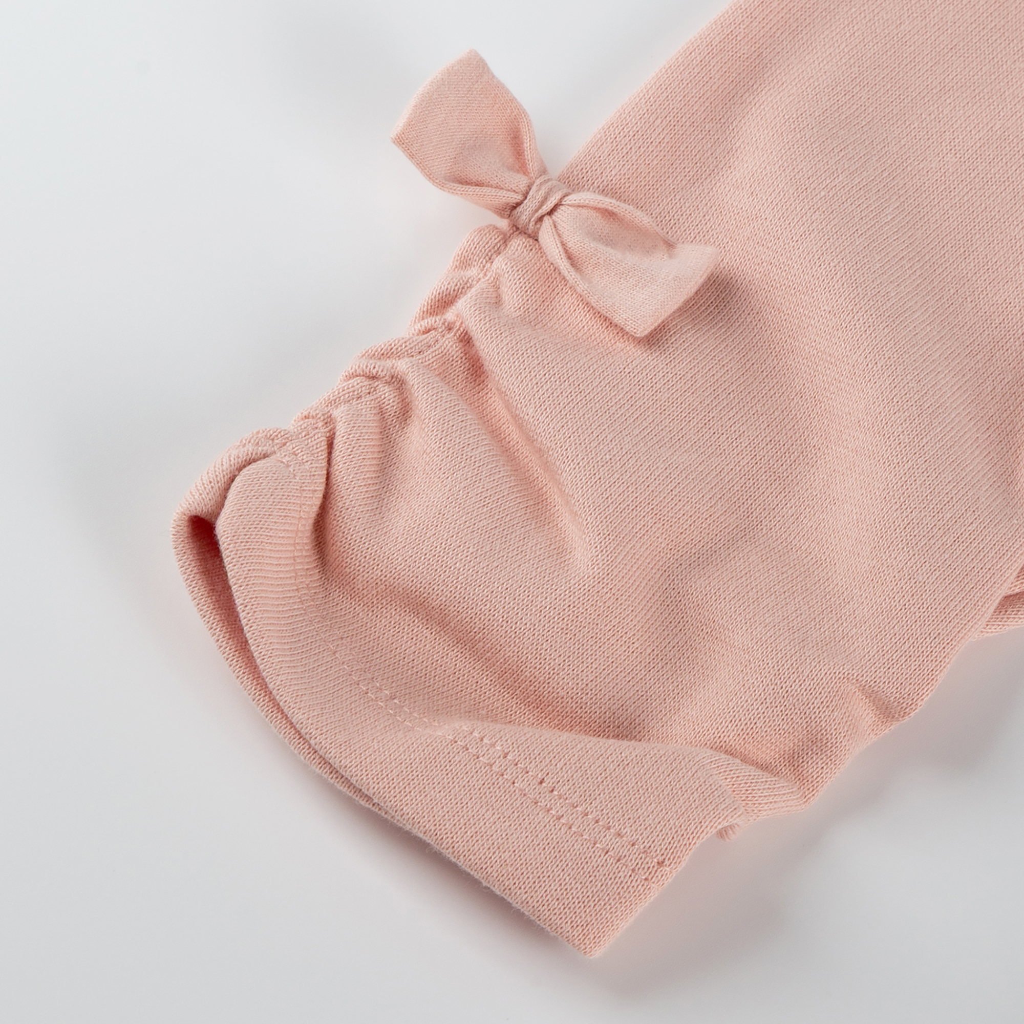 Girls' rib knit capri leggings Savanne, bow detailing