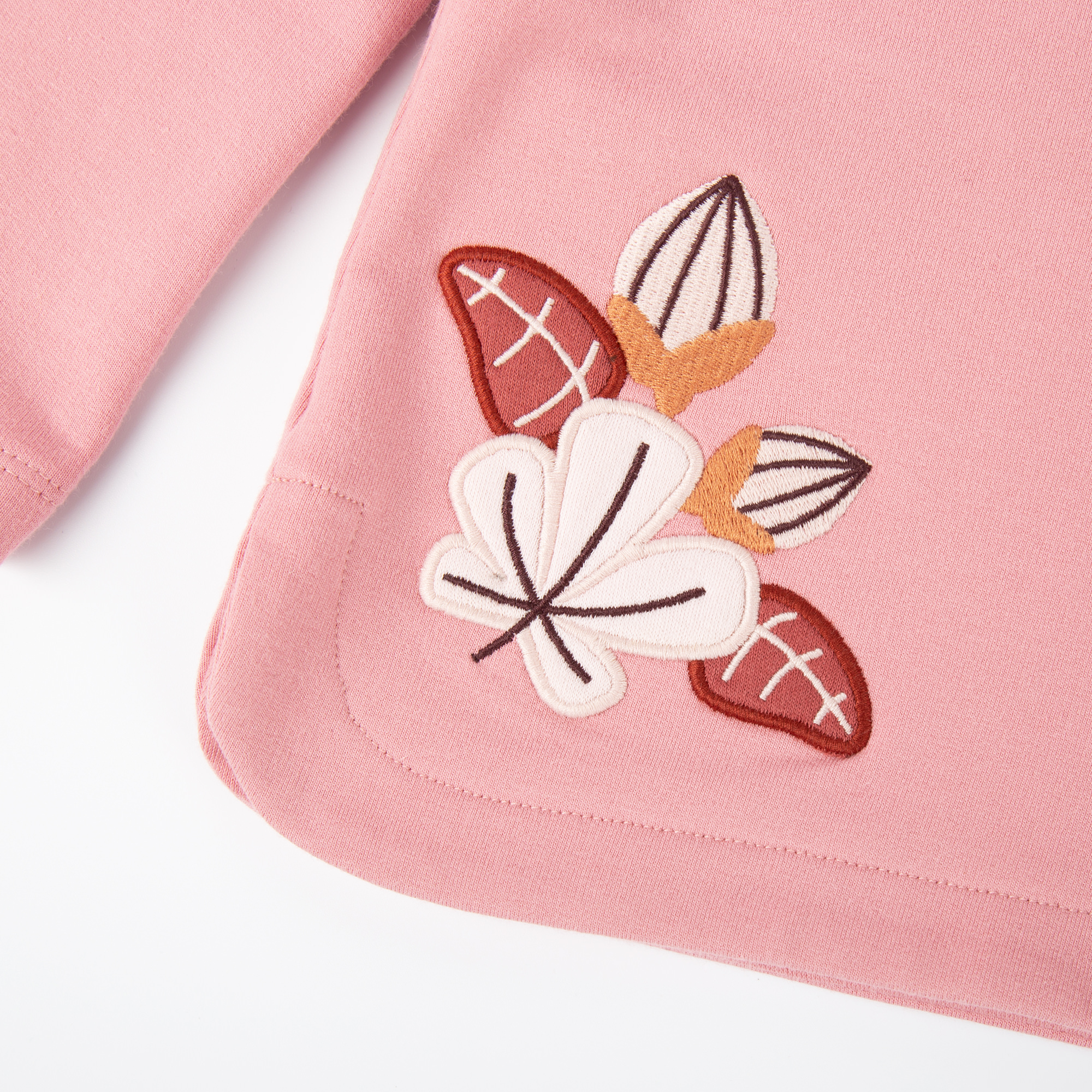 Kinder Sweatshirt Autumn Forest in Rosa