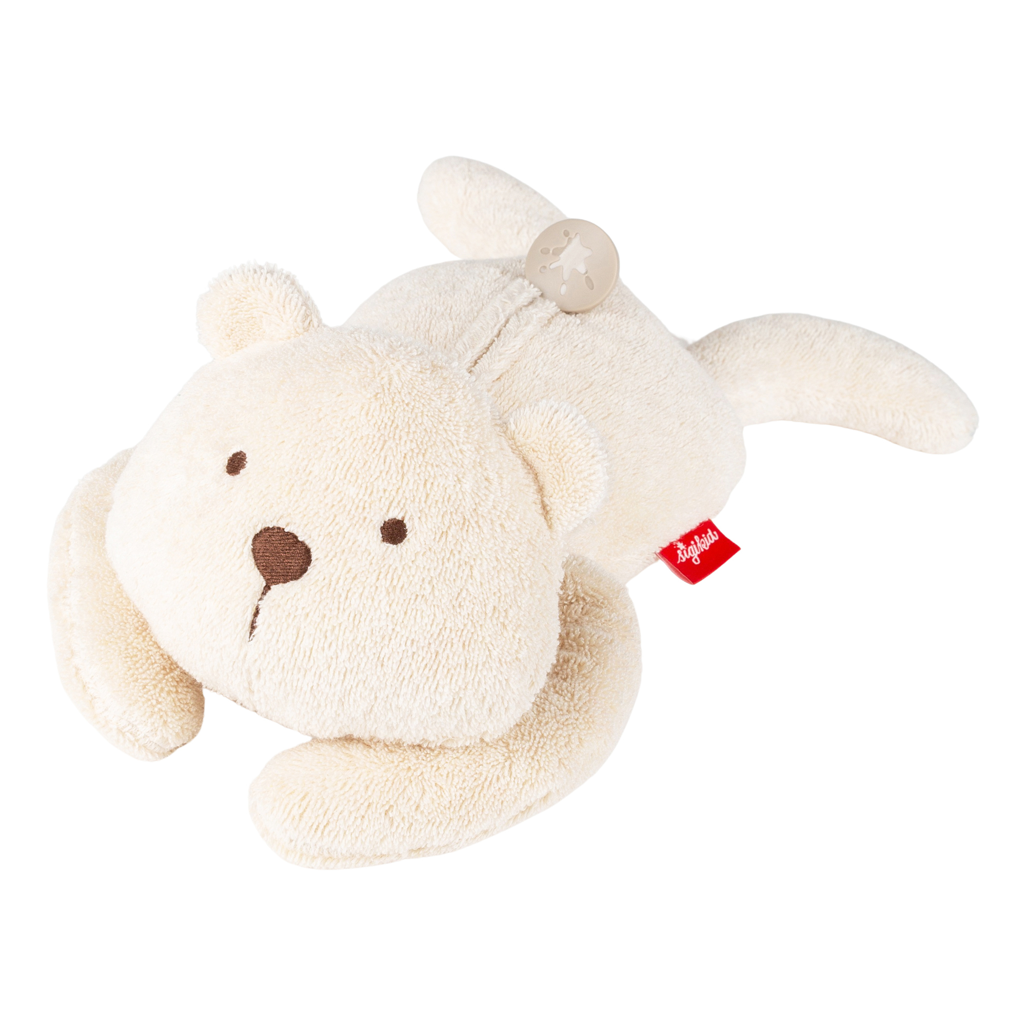 Mamilodie pregnancy musical soft toy bear, organic cotton