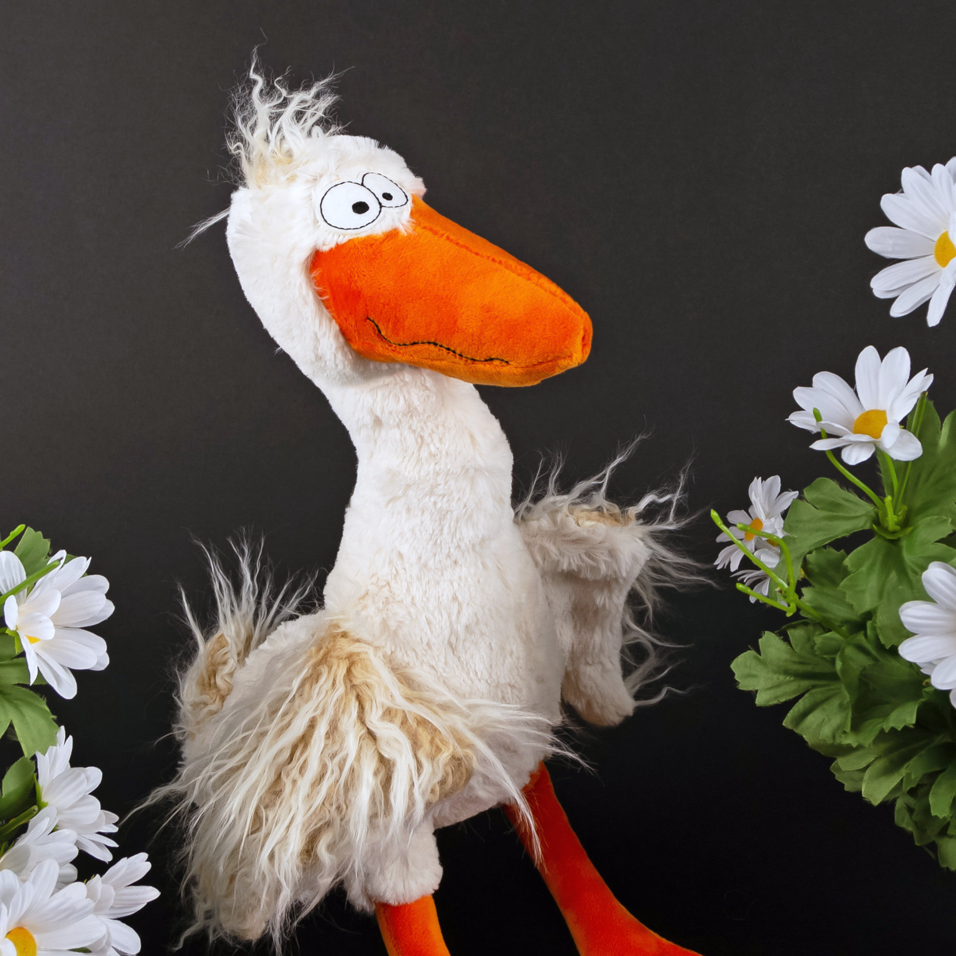 Plush goose Betta Swimma, KiKeRiKi Plush goose Betta Swimma, KiKeRiKi