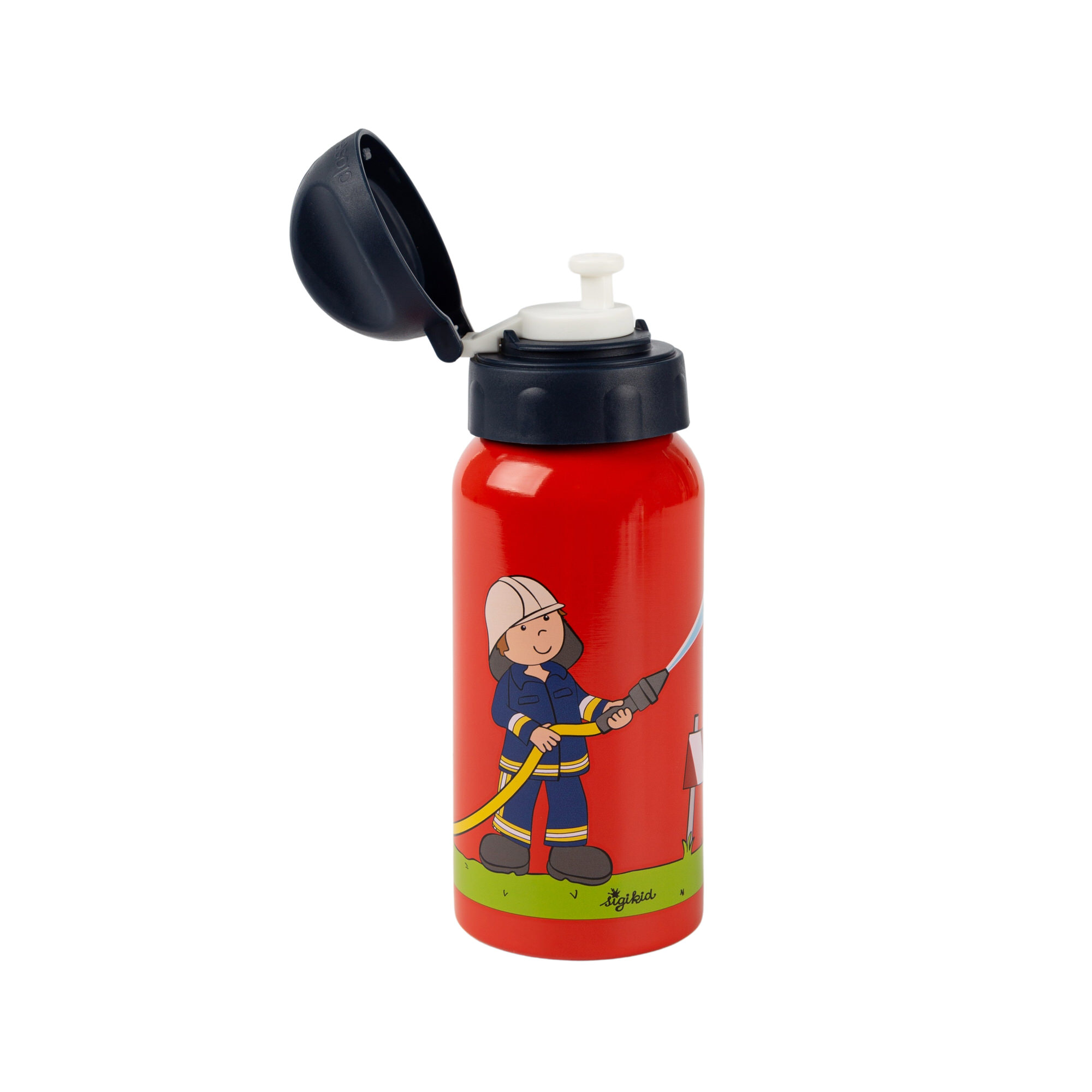 Kinder Edelstahl-Trinkflasche Feuerwehrmann Frido Firefighter