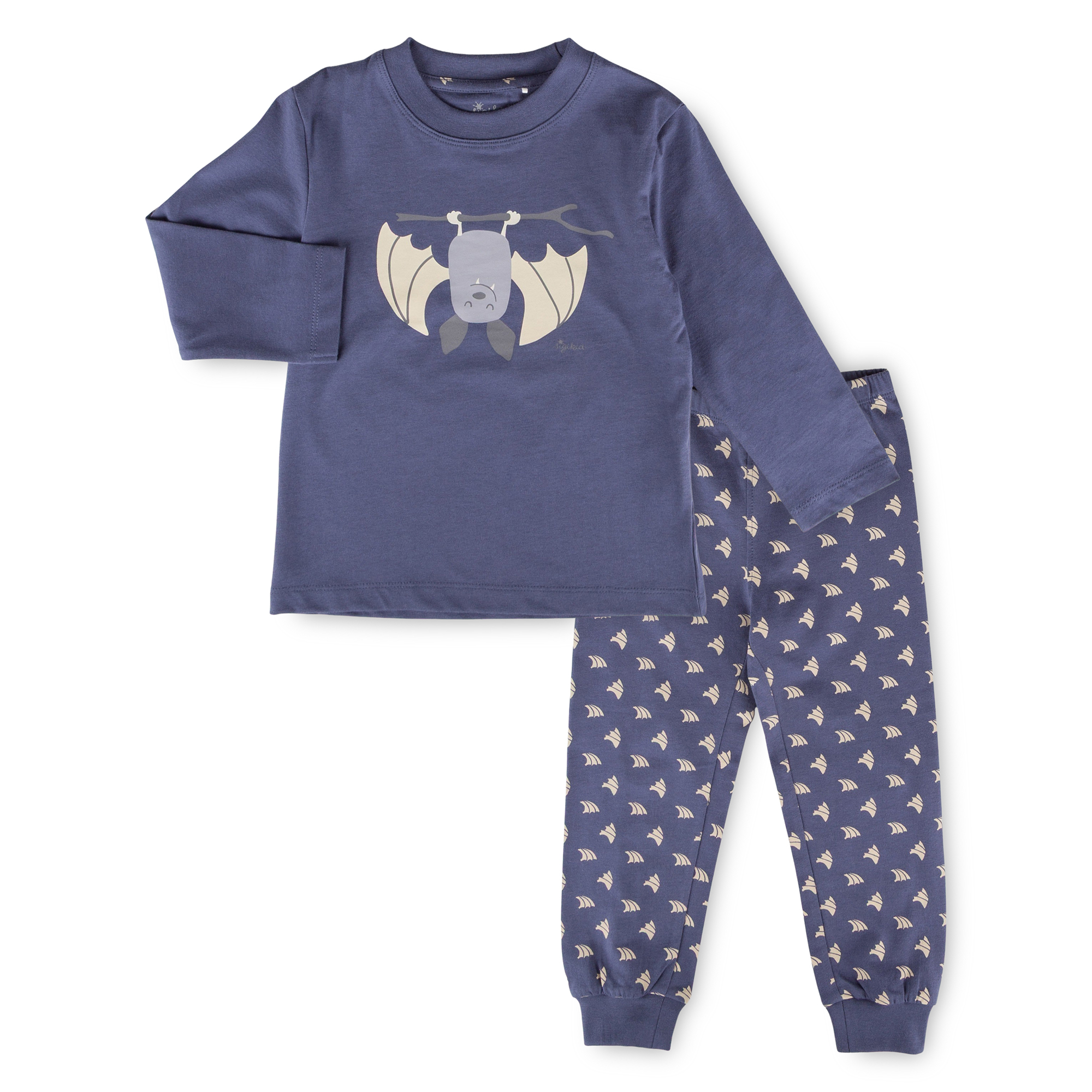 Children's long-sleeved pajamas bat