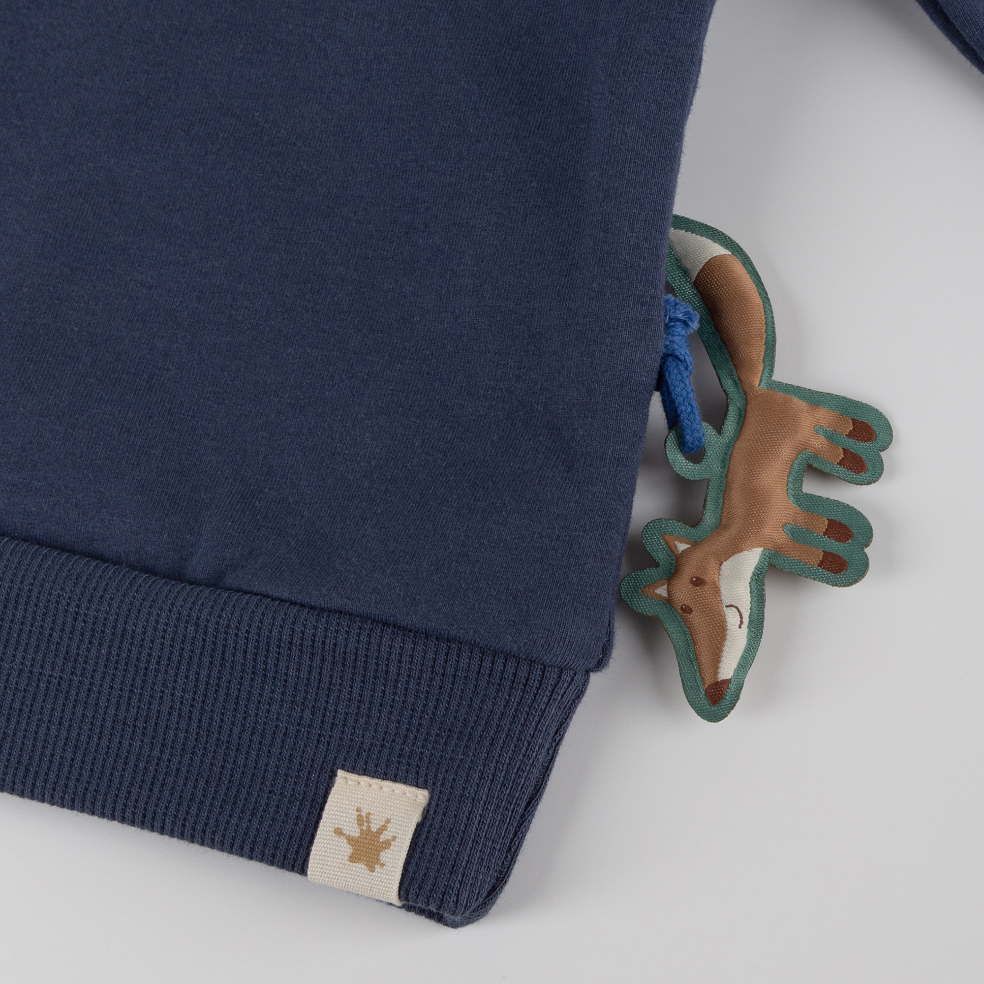Baby sweatshirt Wild Fox, dark blue