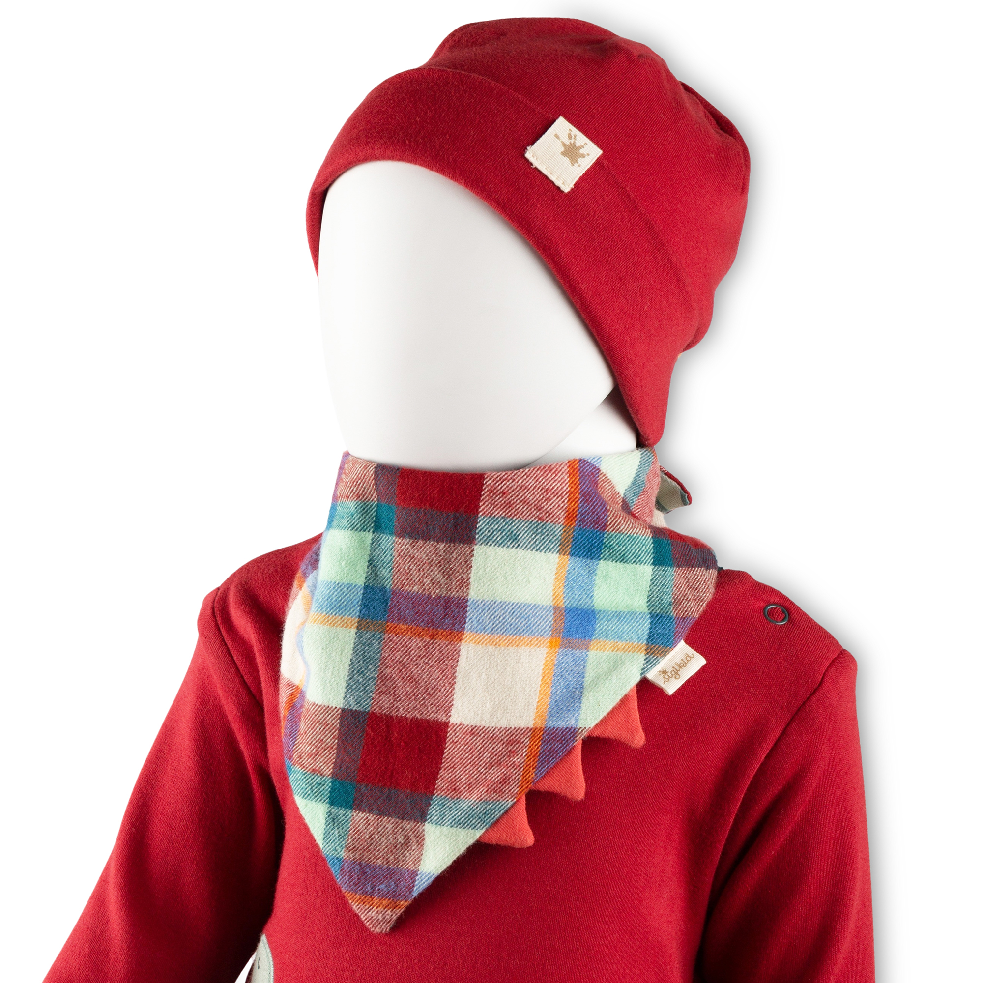 Reversible baby bandana bib, Dino World Reversible baby bandana bib, Dino World