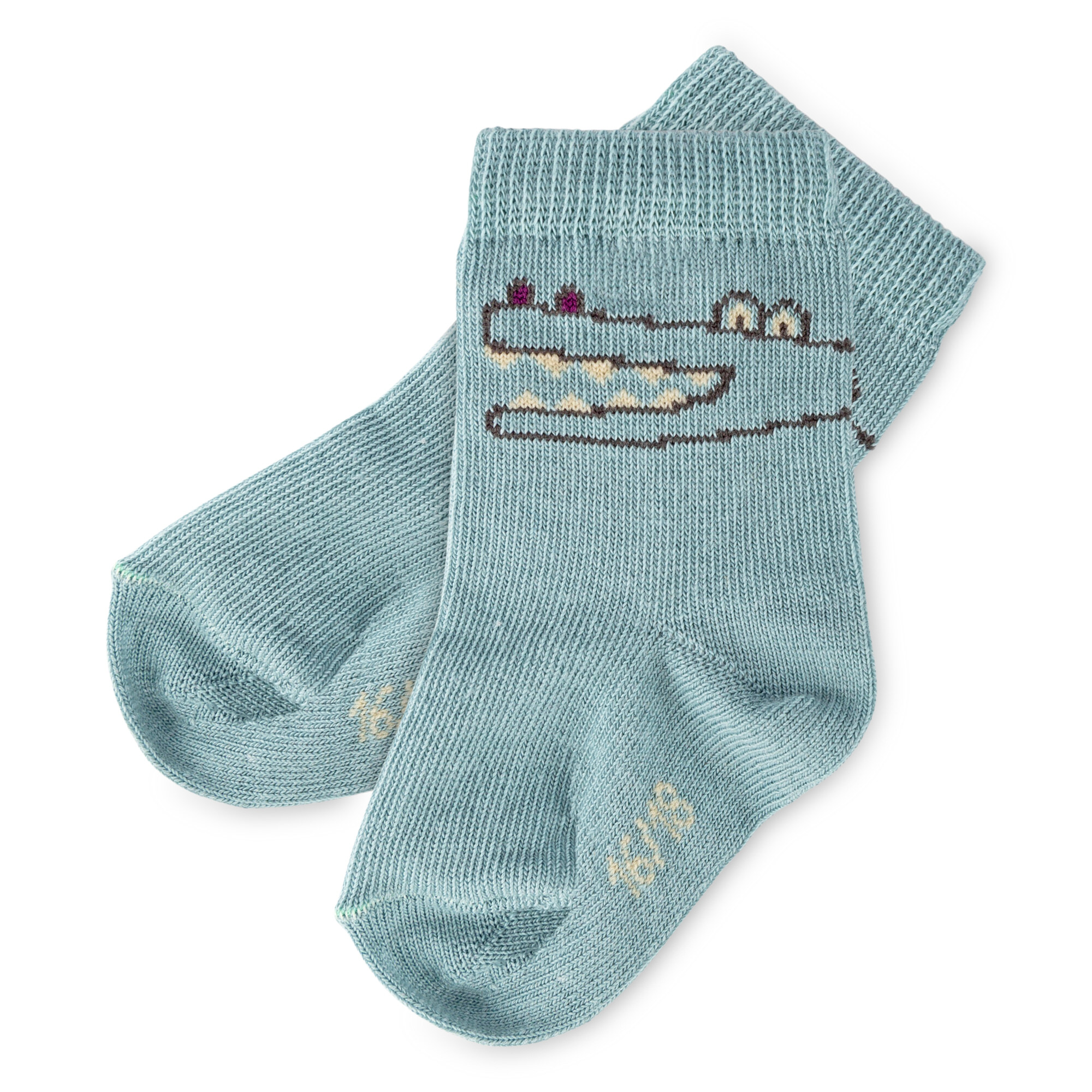Set of 3 different pairs boys' socks, Happy Crocodile