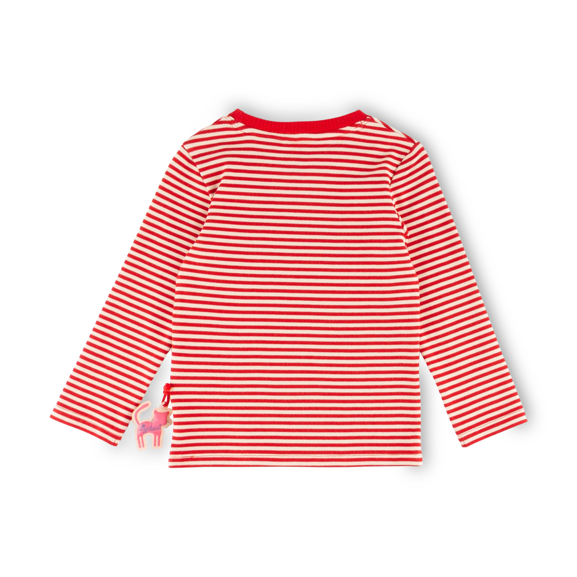 Striped children's long sleeve Tee Wild Cat