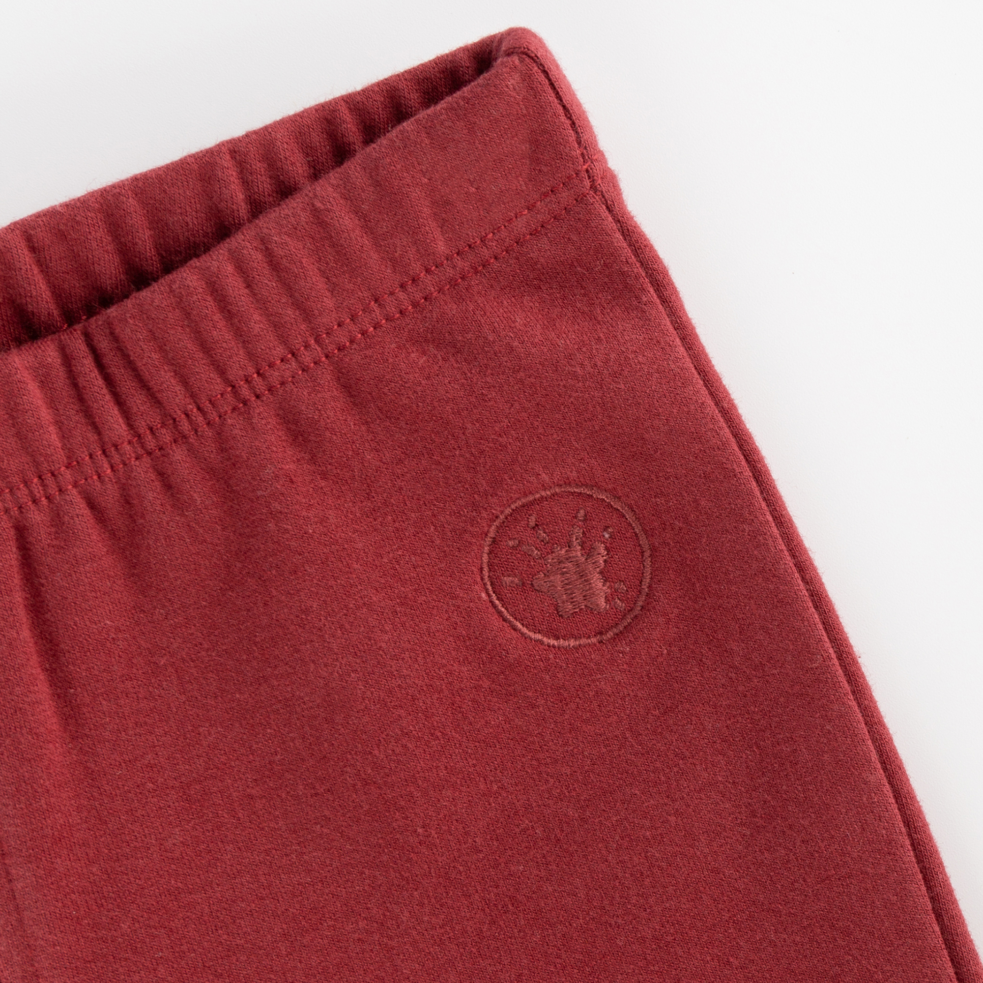 Baby sweat pants, dark red