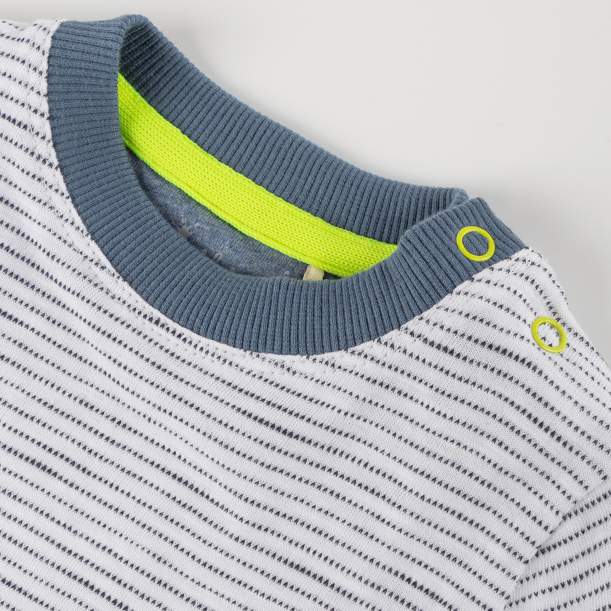 Baby T-Shirt Fahrrad Dino, weiß meliert Baby T-Shirt Fahrrad Dino, weiß meliert