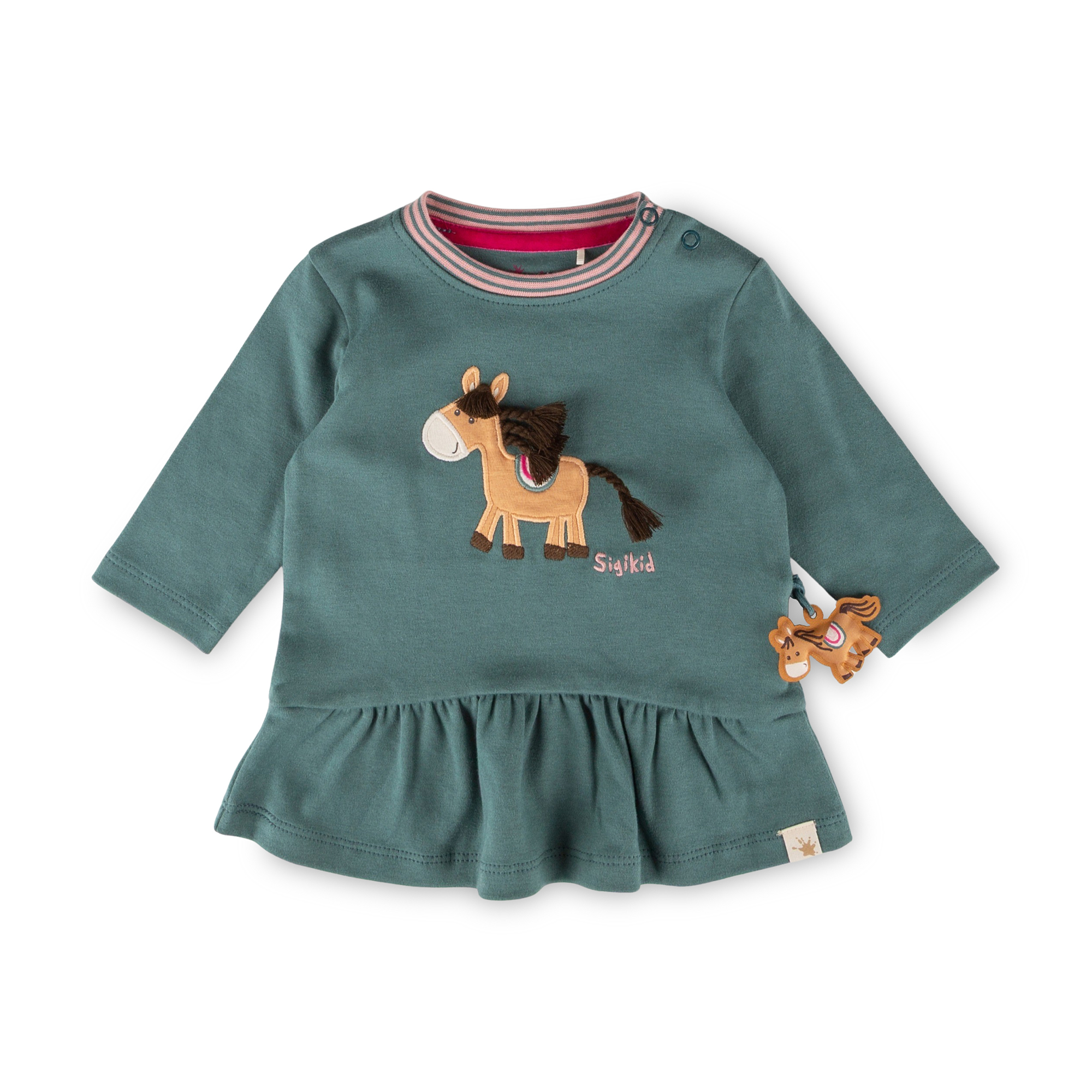 Baby Kleid Pony Love, grün