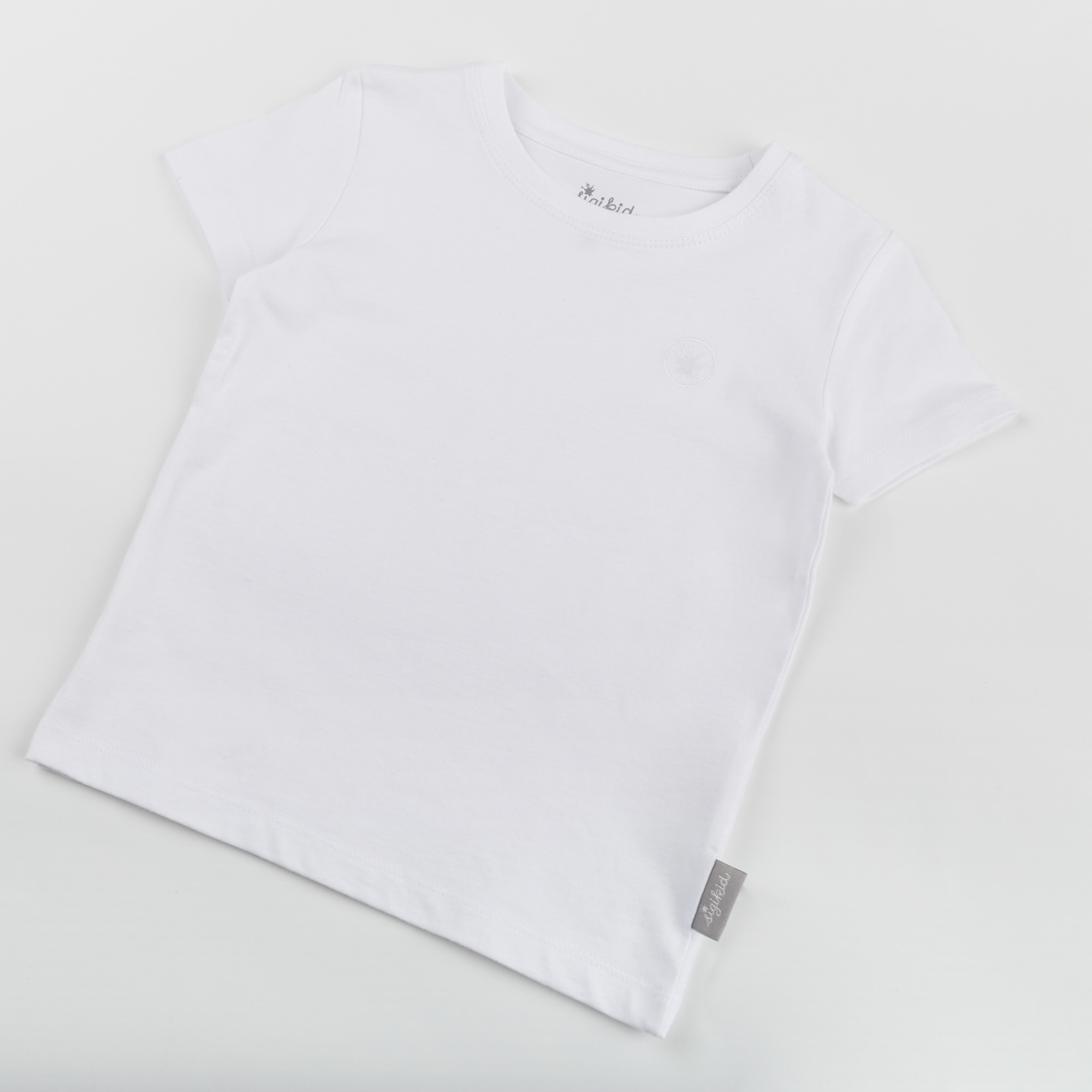 2 pack crew neck T-shirt for boys/girls, white 2 pack crew neck T-shirt for boys/girls, white