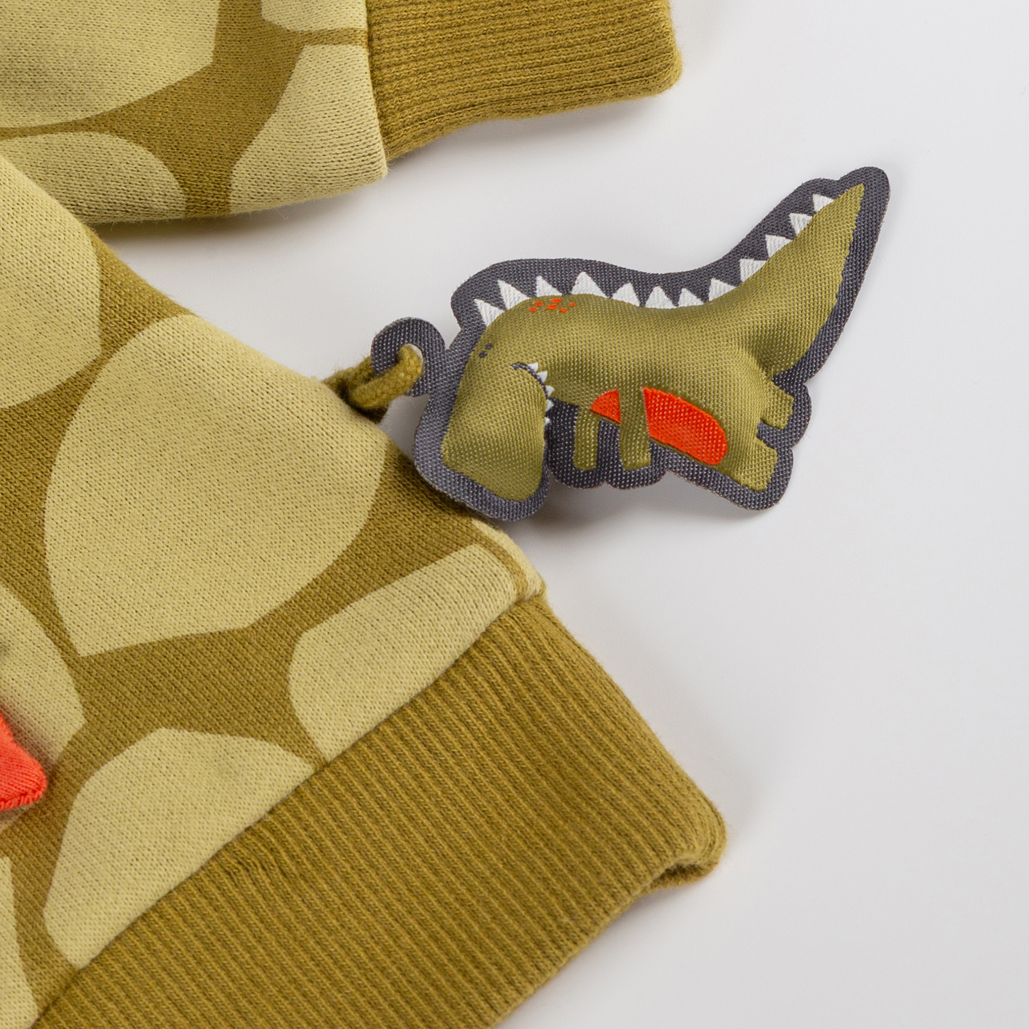 Baby sweatshirt, front pocket, Dino Fun