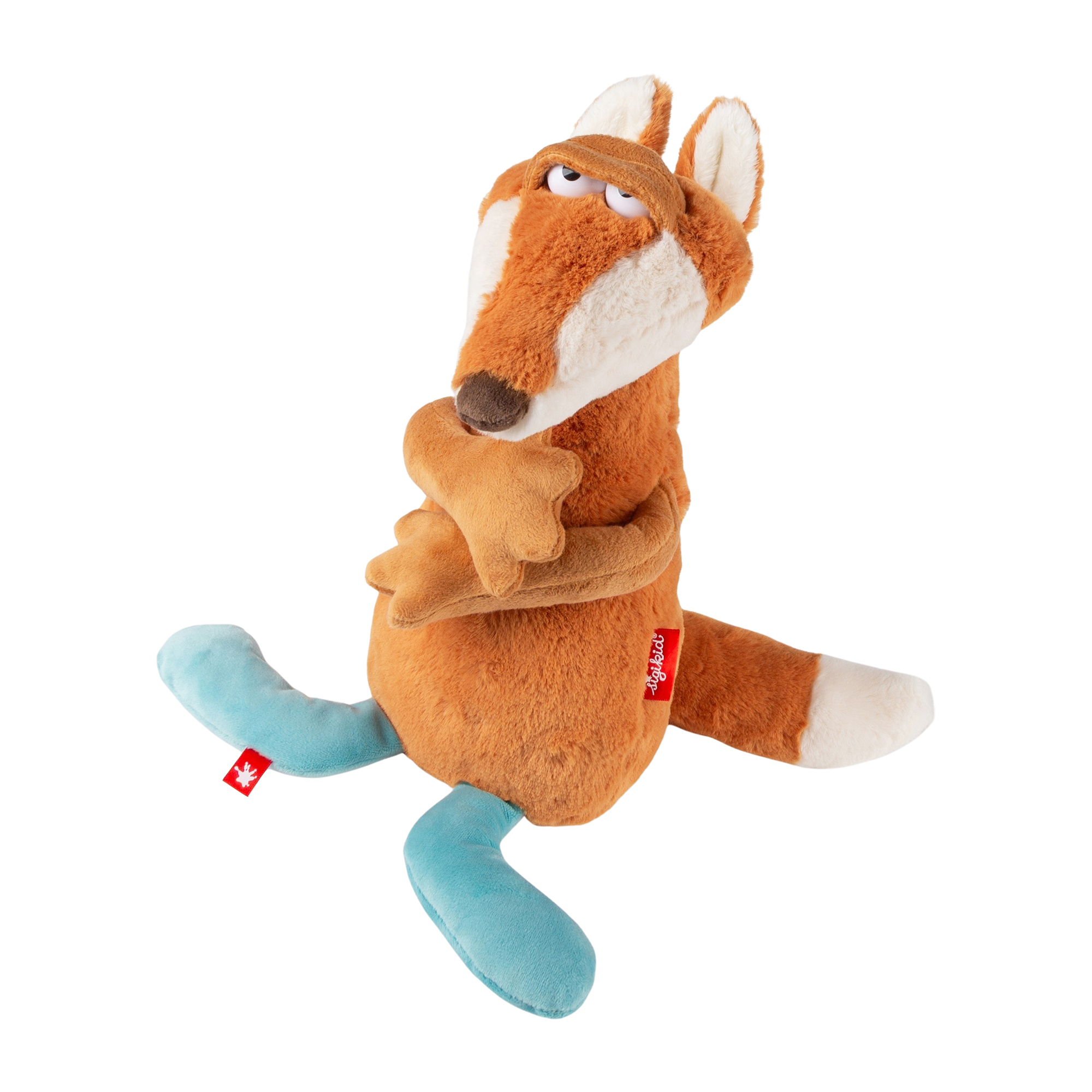 Shapeable plush toy fox