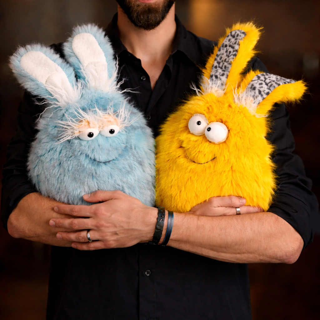 Beasts plush Easter egg Sir Eggmont, blue