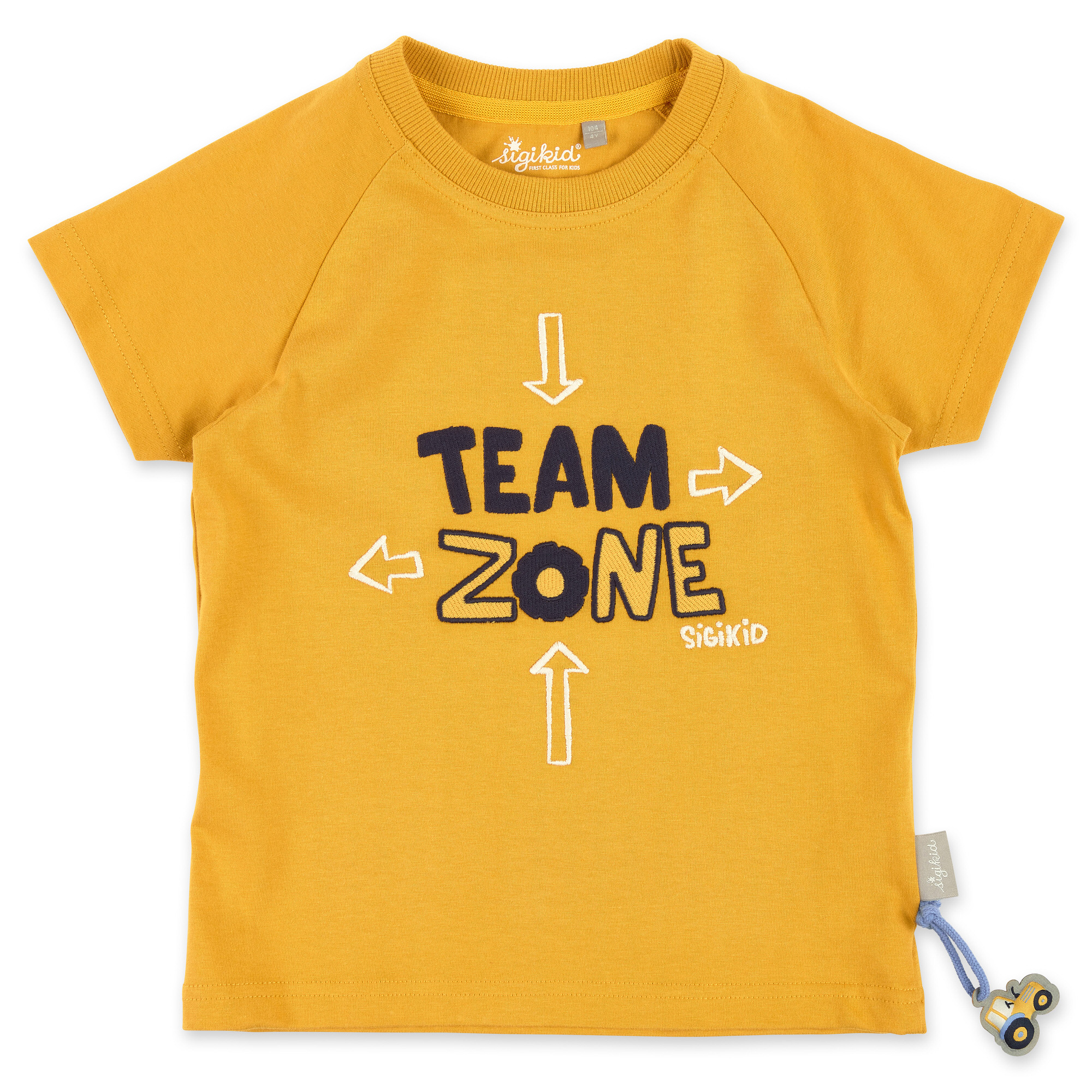 Gelbes Kinder T-Shirt Team Zone
