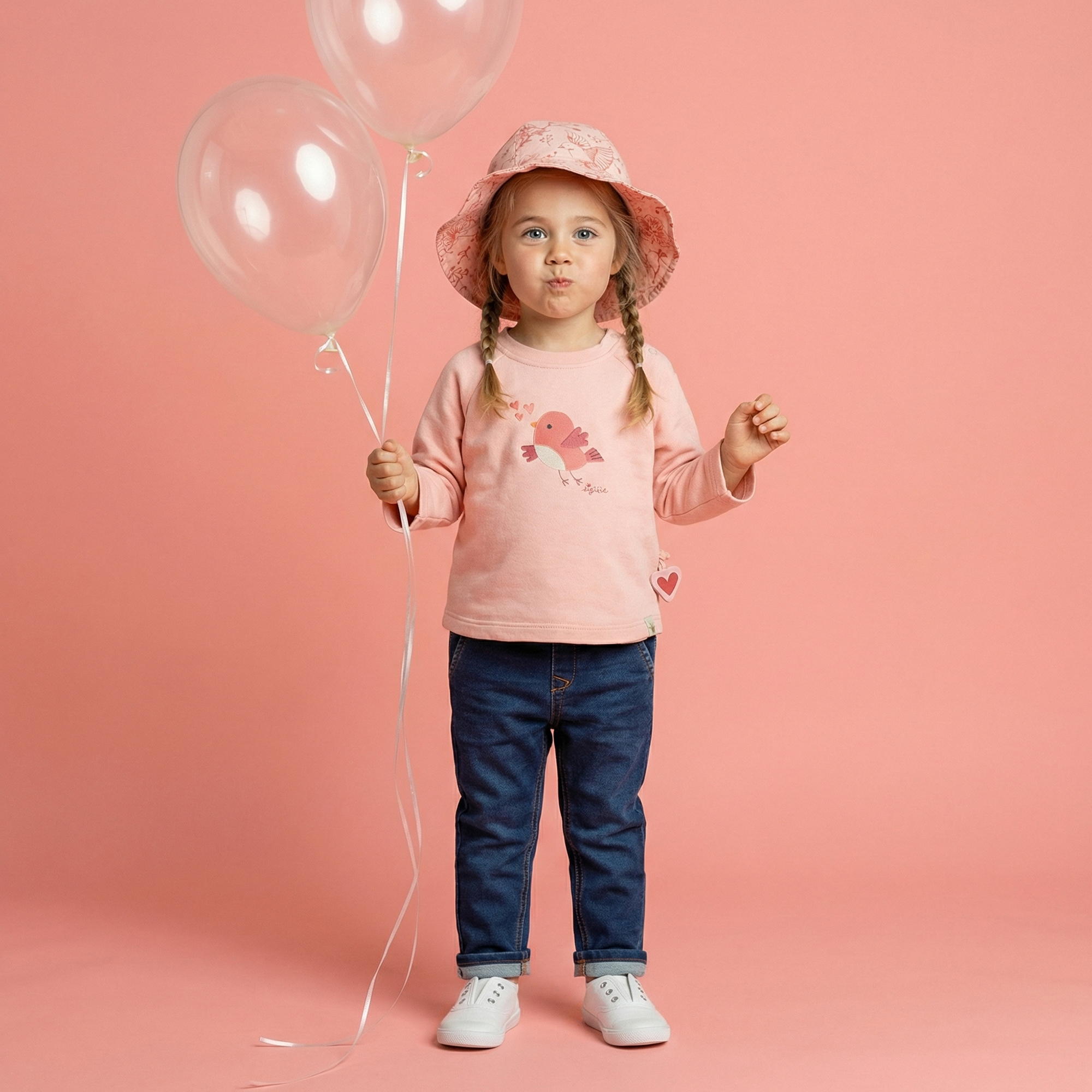 Babyjeans aus Sweat Denim, dunkelblau