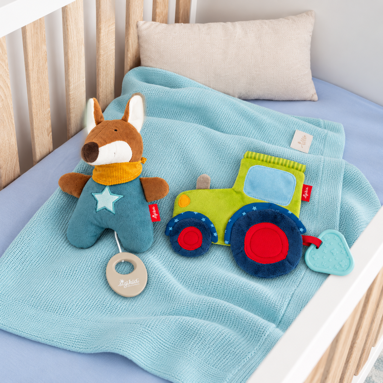 Geschenkset zur Geburt, Fuchs & Traktor