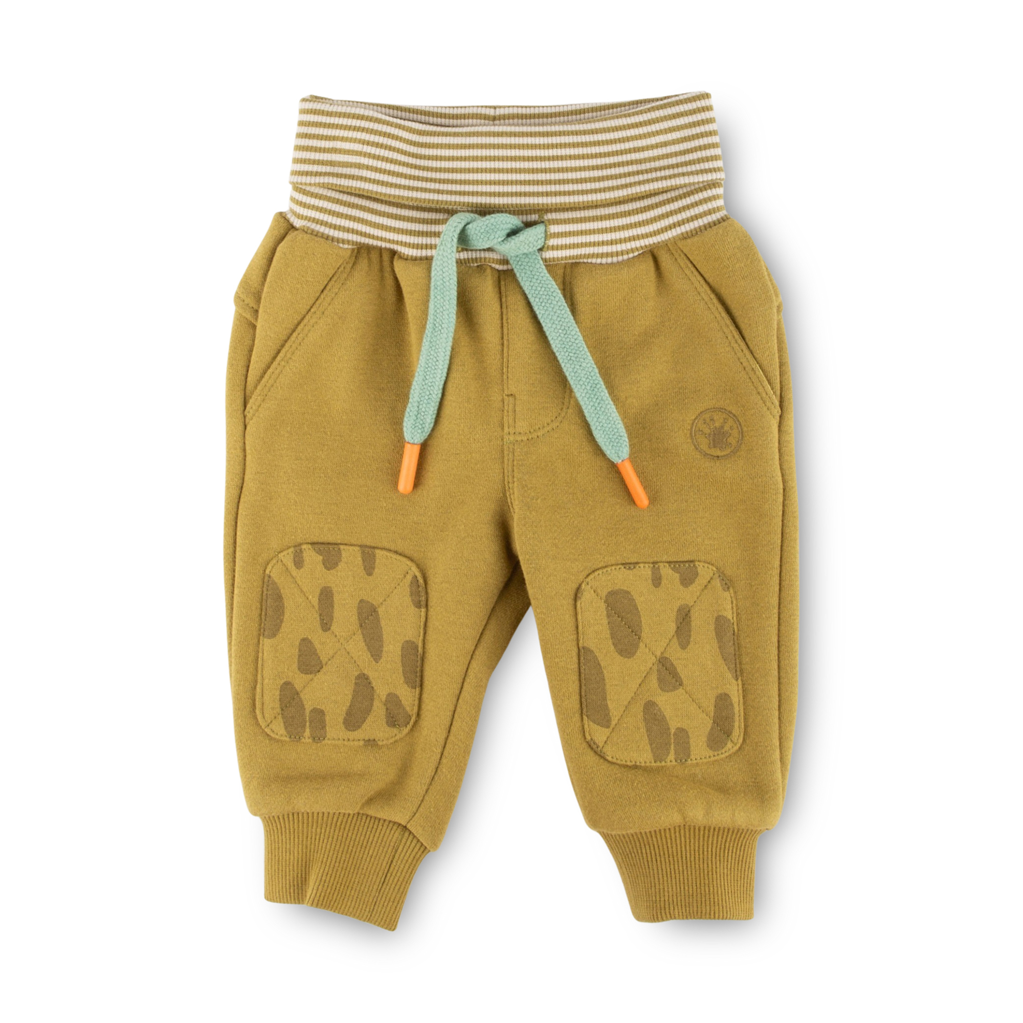 Baby sweat pants, knee patches, Jungle