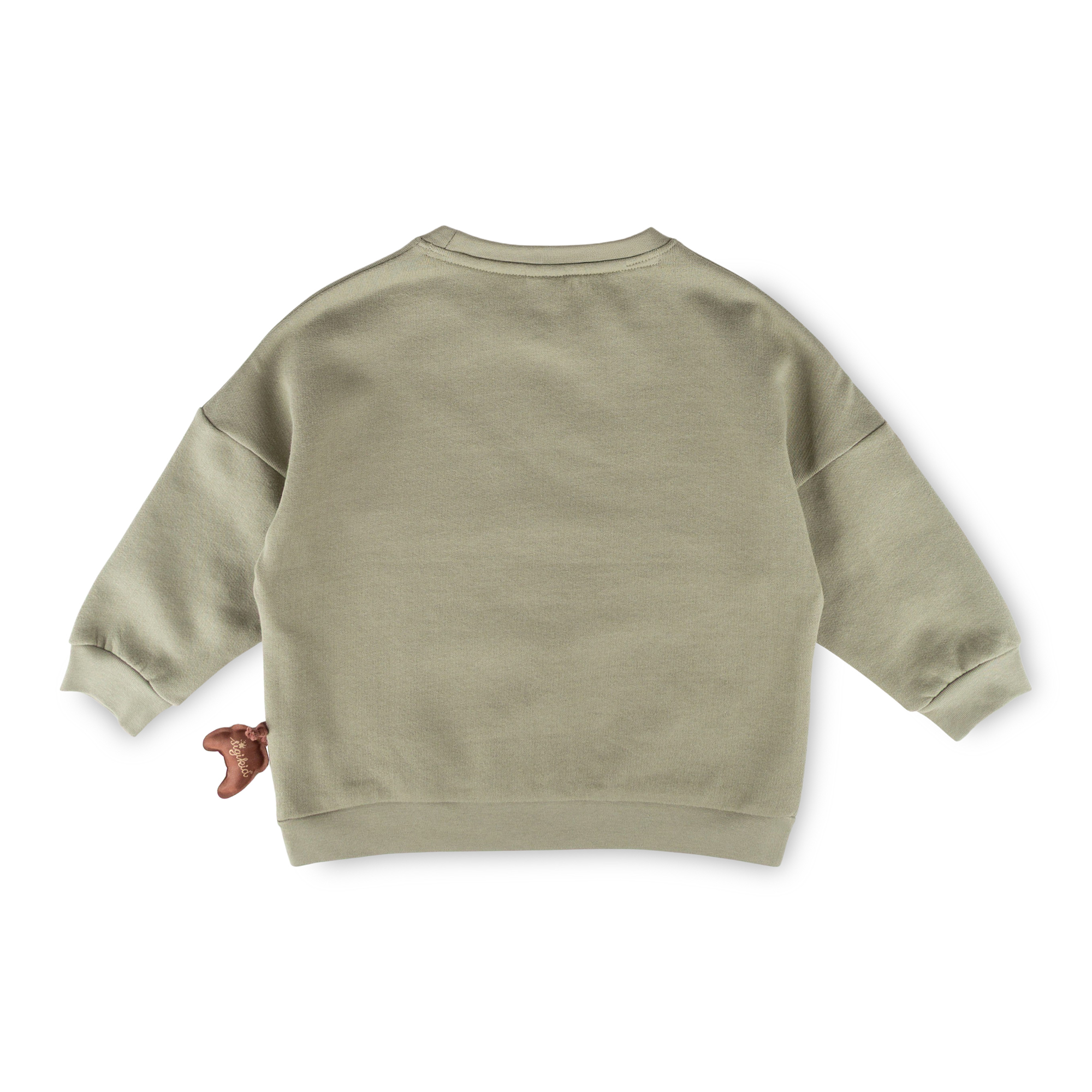 Oversized Kinder Sweatshirt grün, Petit Croissant