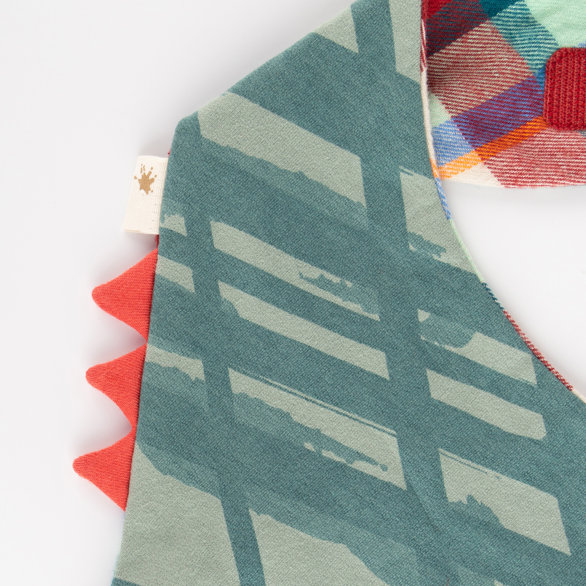 Reversible baby bandana bib, Dino World Reversible baby bandana bib, Dino World