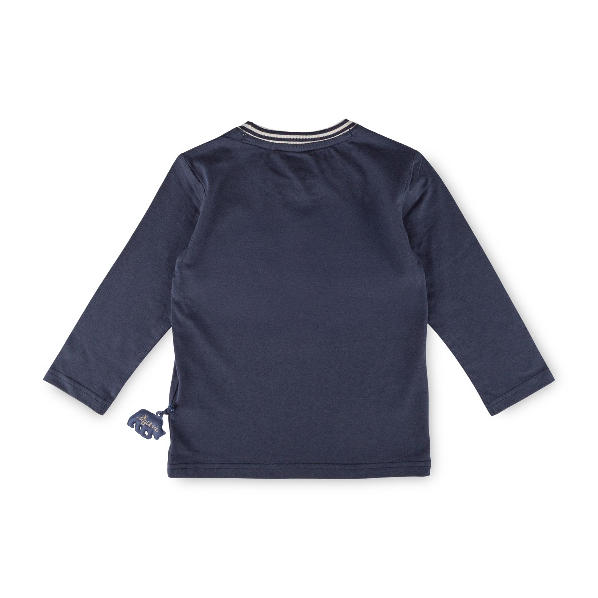 Navy children's long sleeve Tee bear, Polar Friends