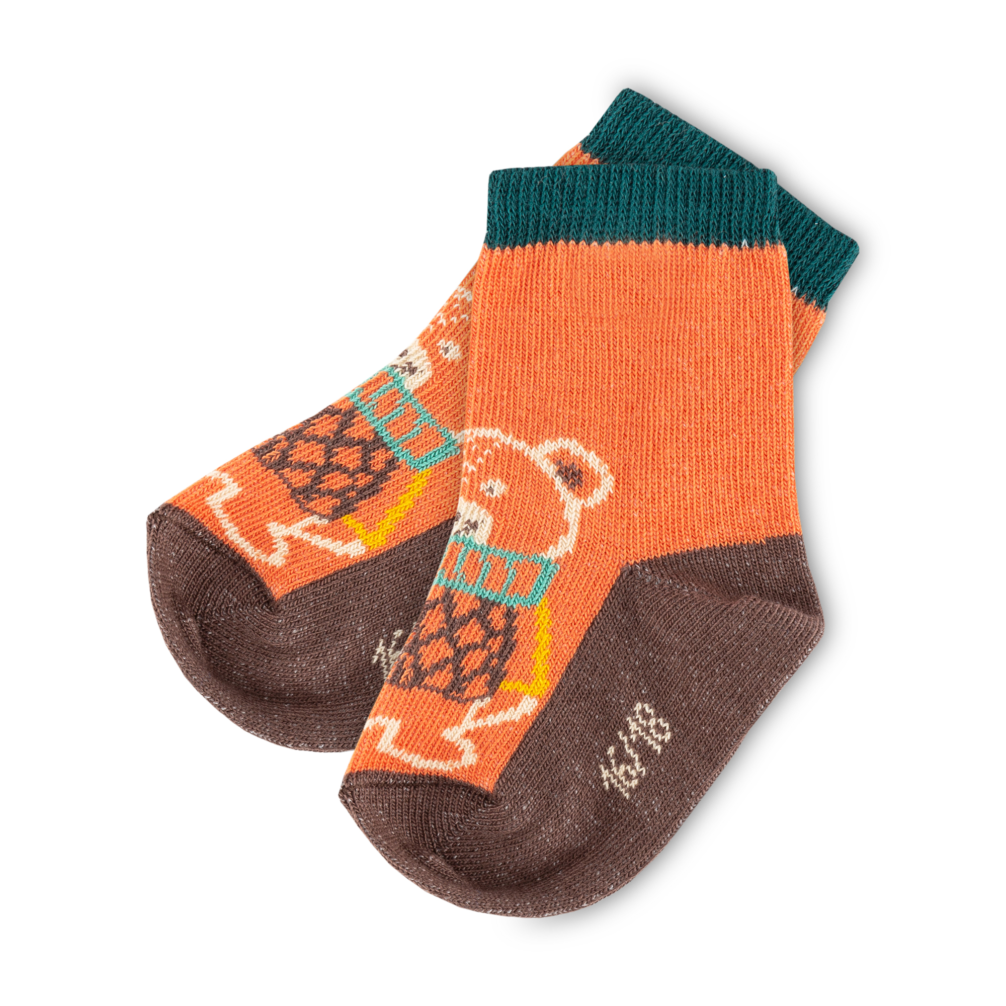 Kinder 3er Socken-Set Fuchs und Bär