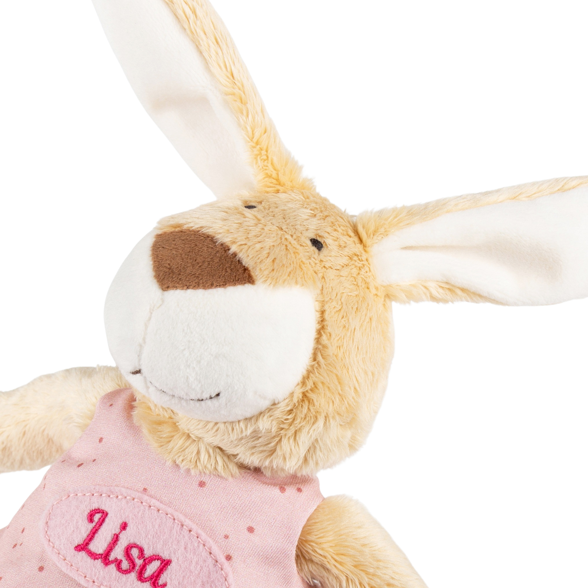 Customized soft toy bunny, pink