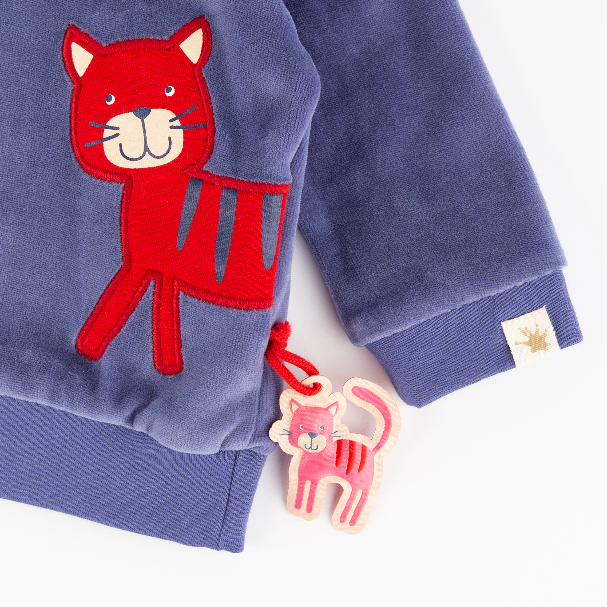 Baby velour long sleeve Tee Wild Cat