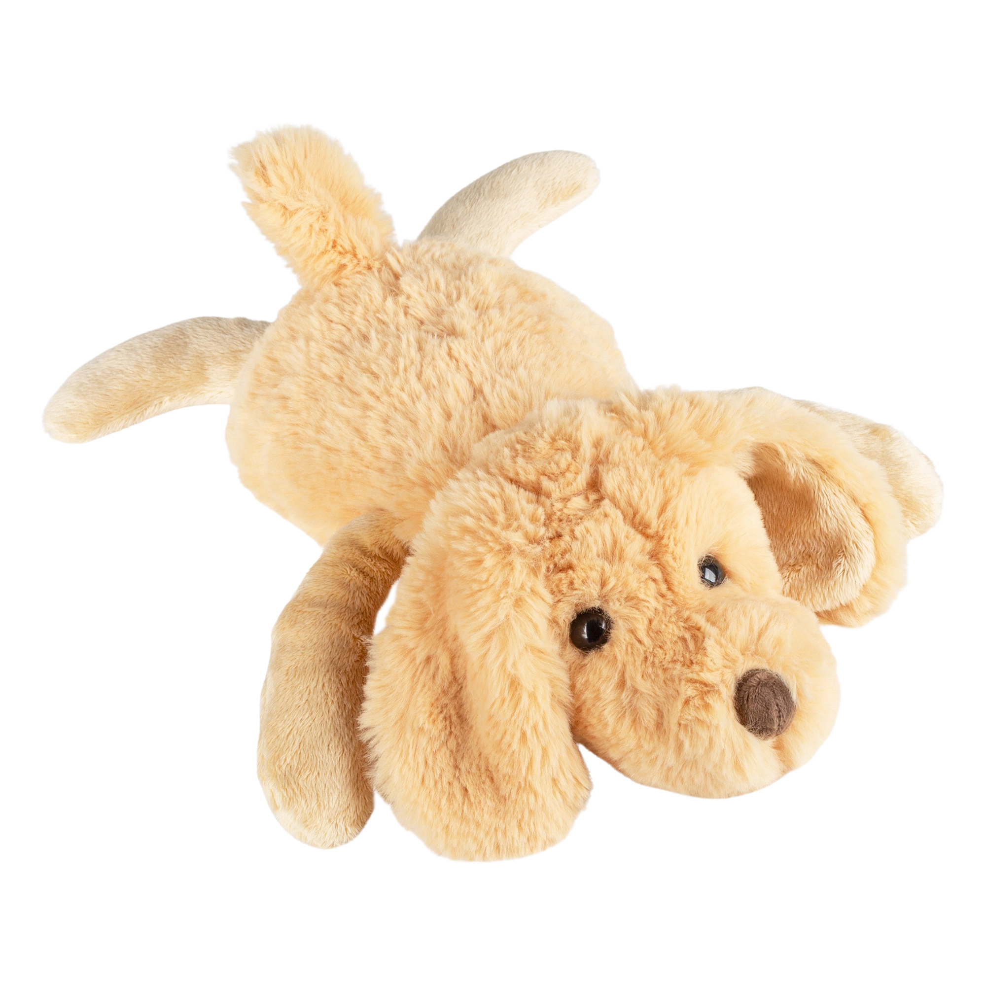 Kuscheltier Hund liegend beige, Flauscherie
