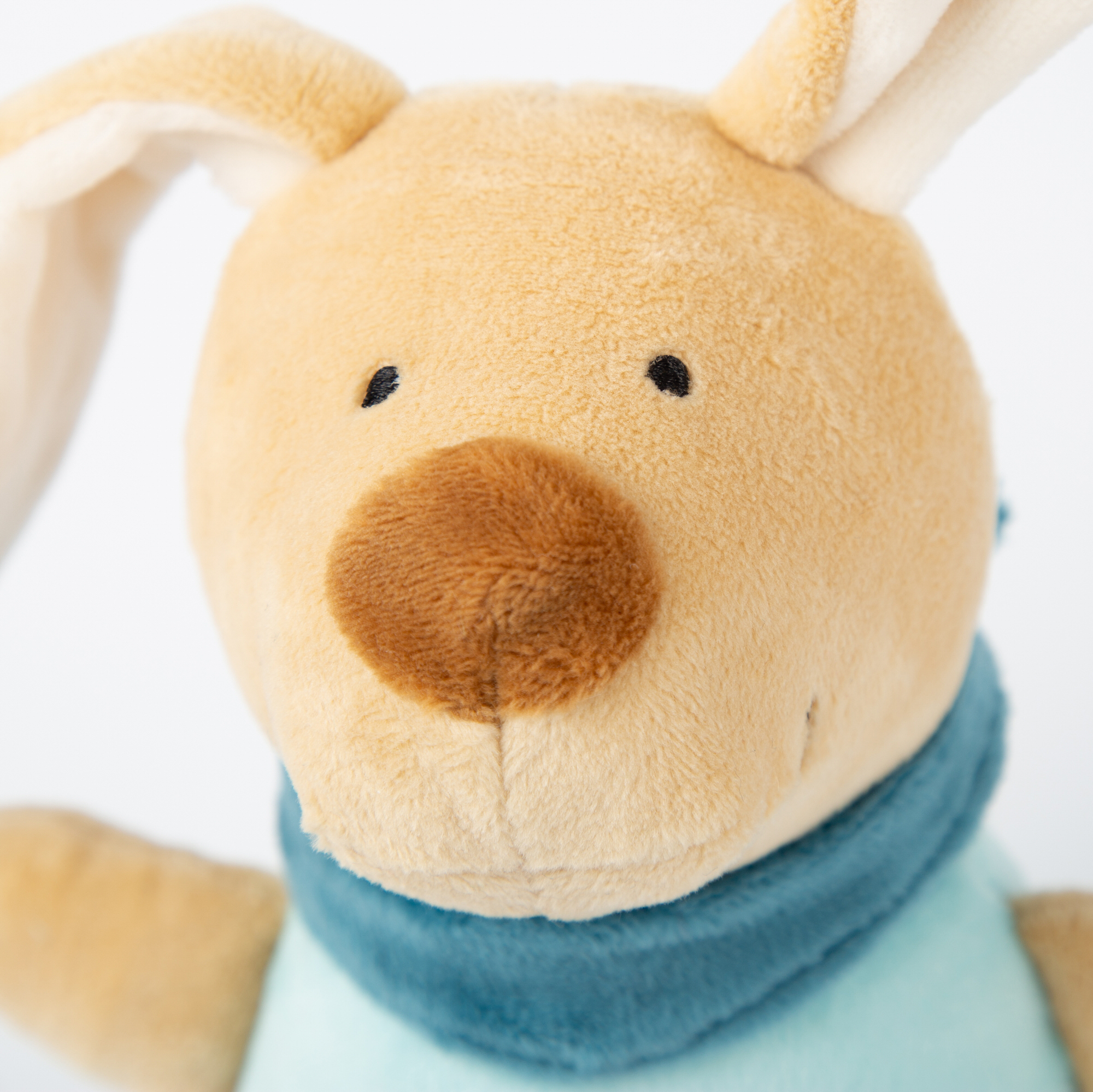 Musical mini baby plush toy rabbit