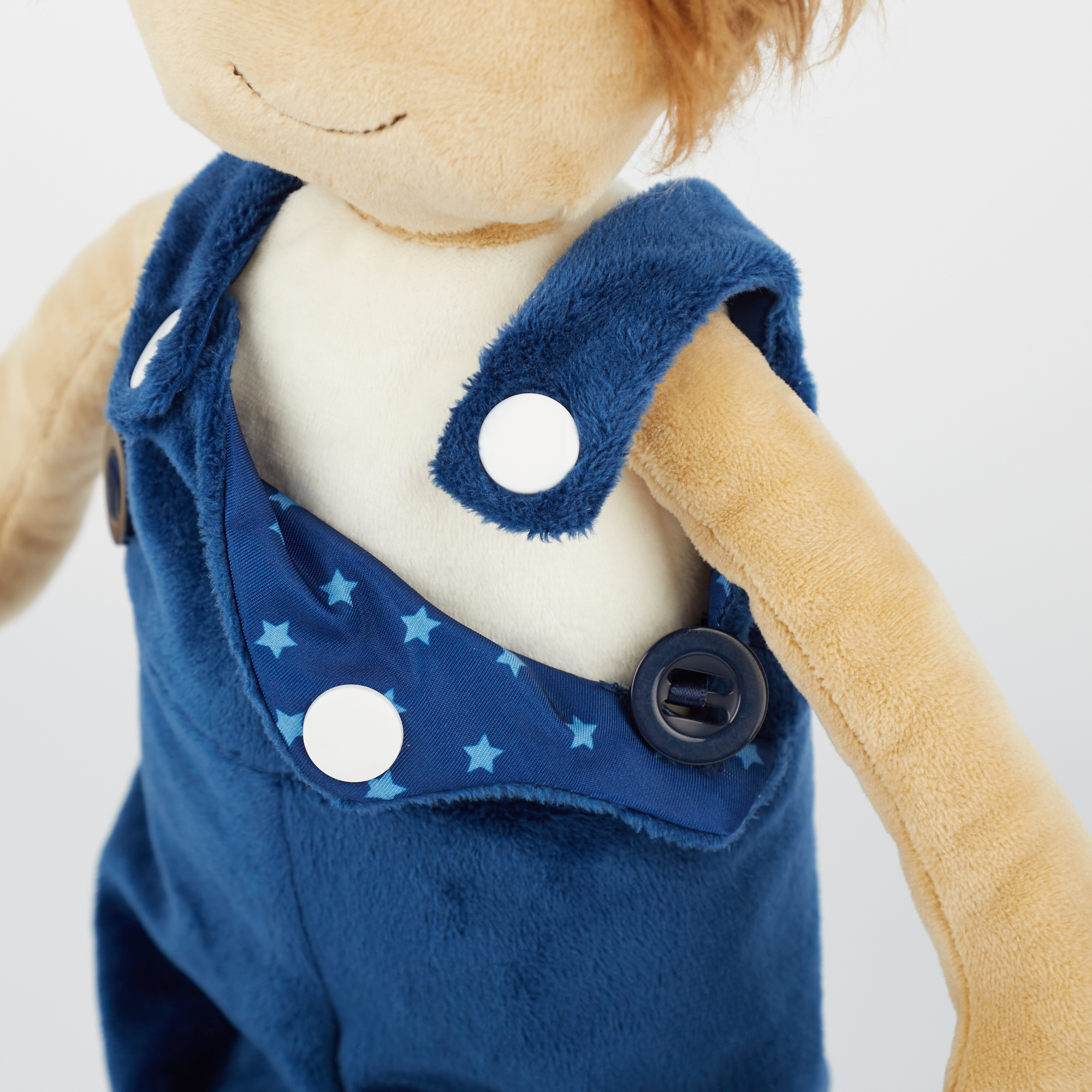 Educational soft doll firefighter, learn-how-to-dress