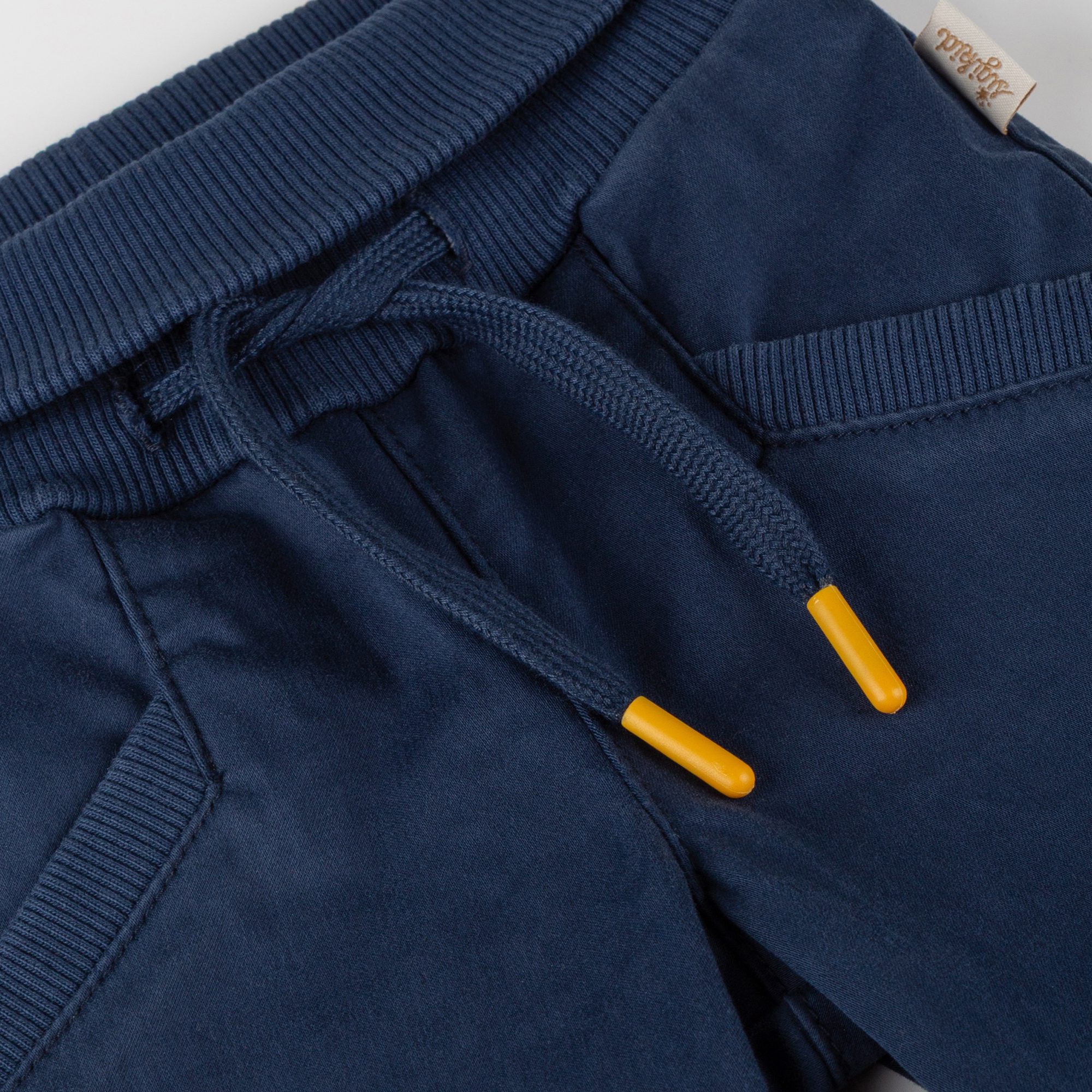 Baby Gabardine Hose Tiger & Löwe, dunkelblau