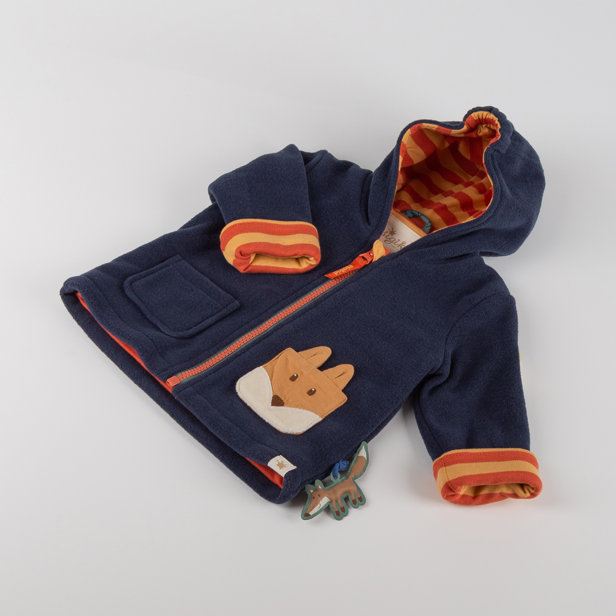 Baby Fleecejacke Fuchs Wild Fox, dunkelblau