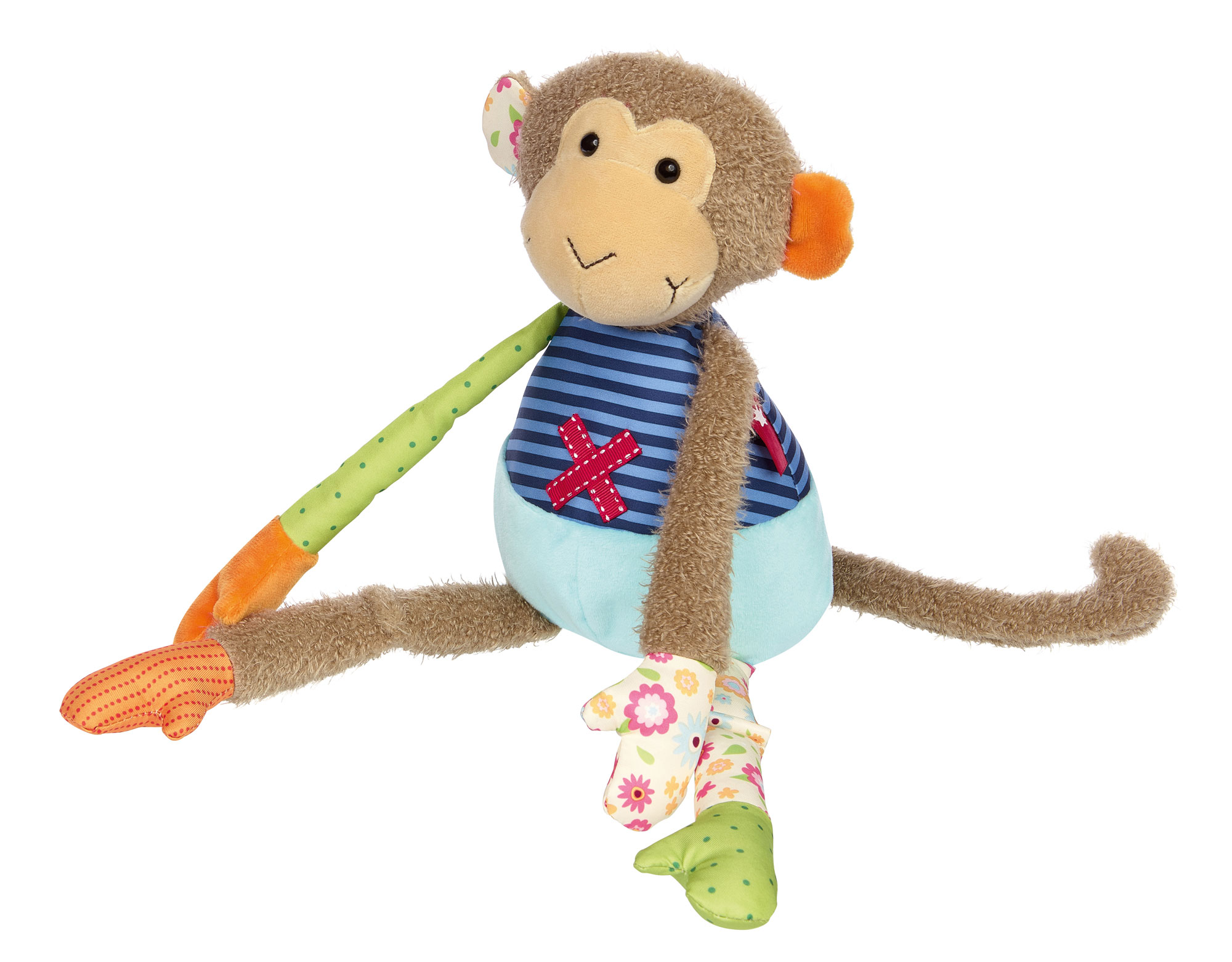 Kuscheltier Affe, Patchwork Sweety Kuscheltier Affe, Patchwork Sweety