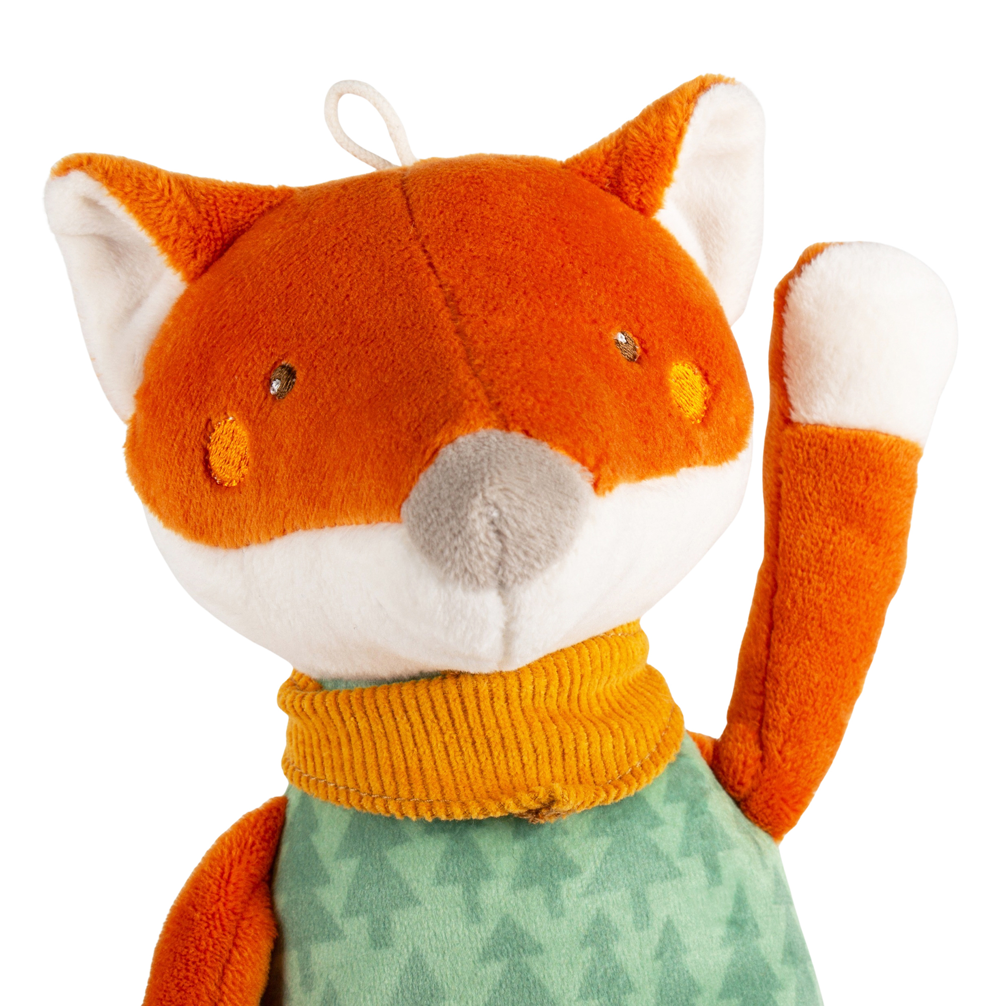 Musical baby soft toy fox, Wolly Wood