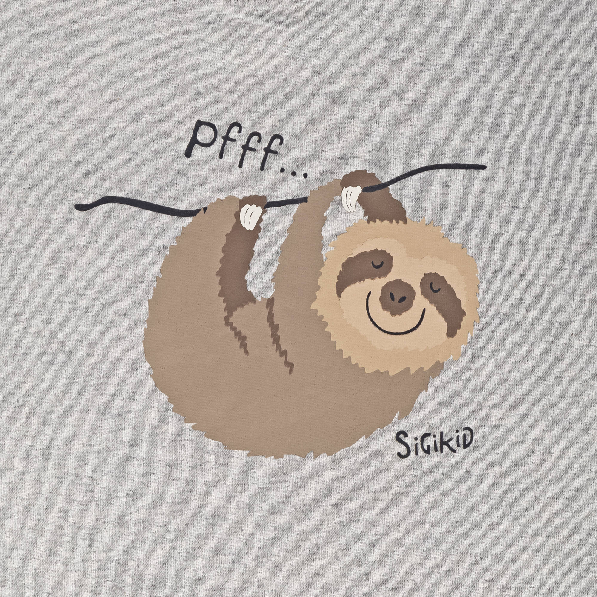 Kinder Pyjama Faultier, gelb Kinder Pyjama Faultier, gelb