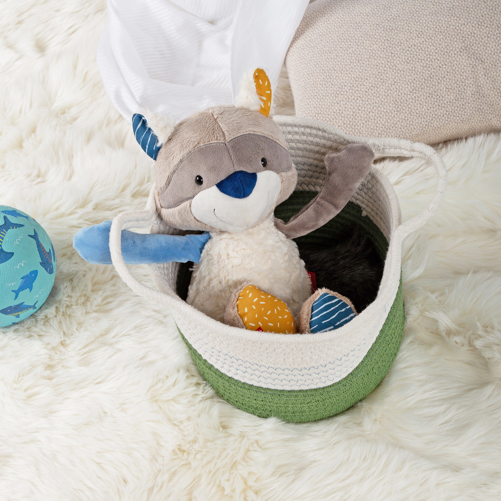 Kuscheltier Waschbär Patchwork Sweety Kuscheltier Waschbär Patchwork Sweety