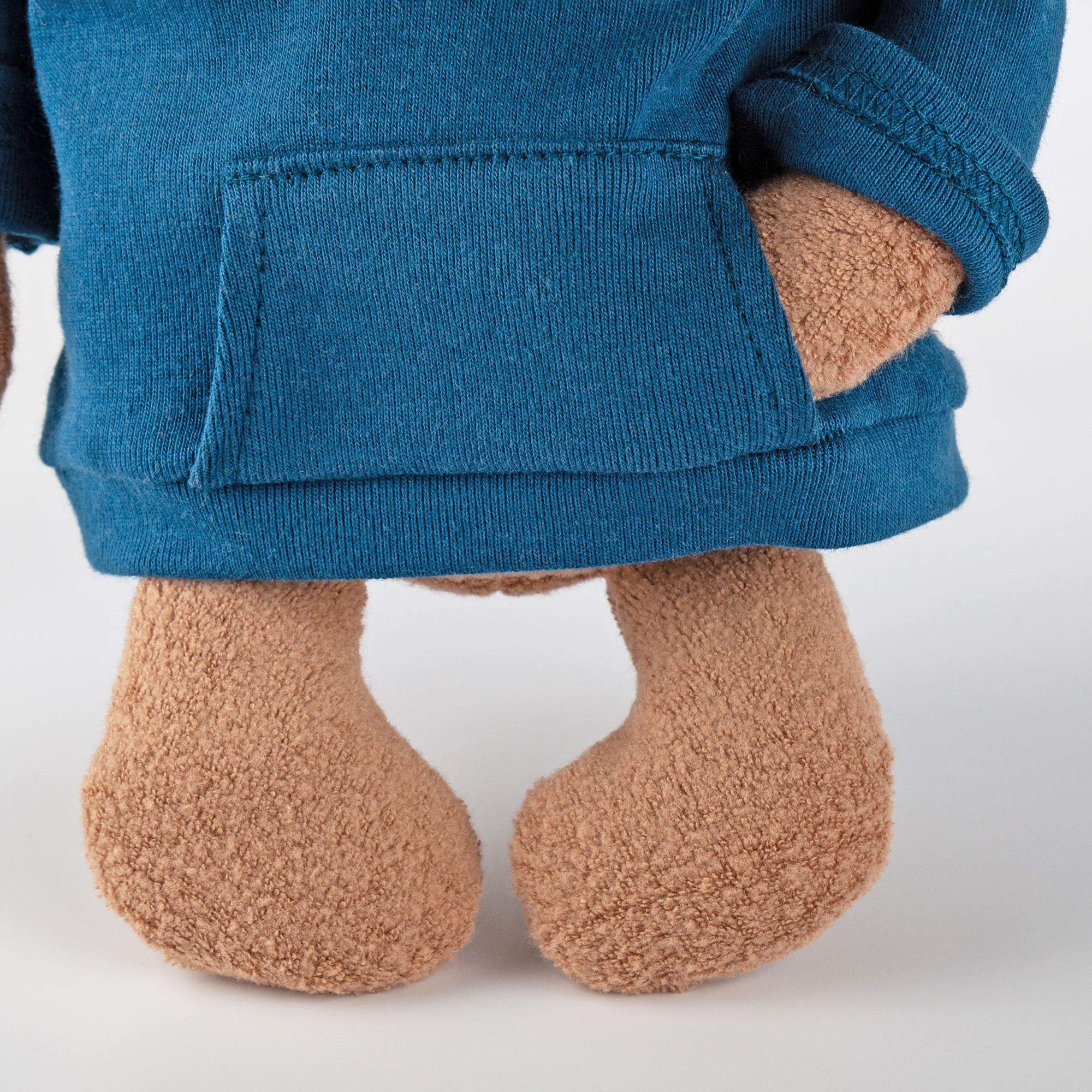 Large plush beaverbear Mister O'Lui, blue hoody Large plush beaverbear Mister O'Lui, blue hoody