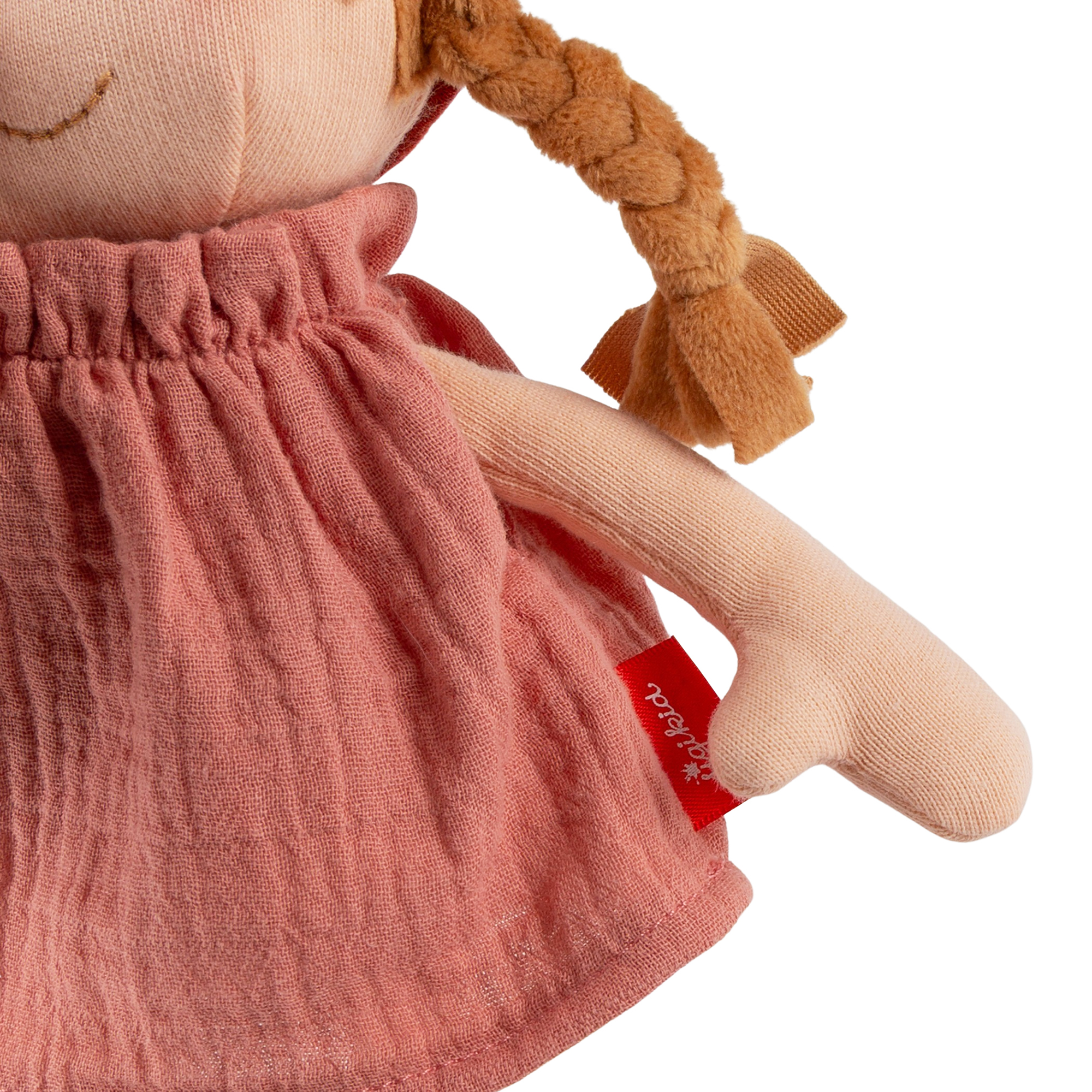 Baby soft doll Brenda Bilipup, dusty pink