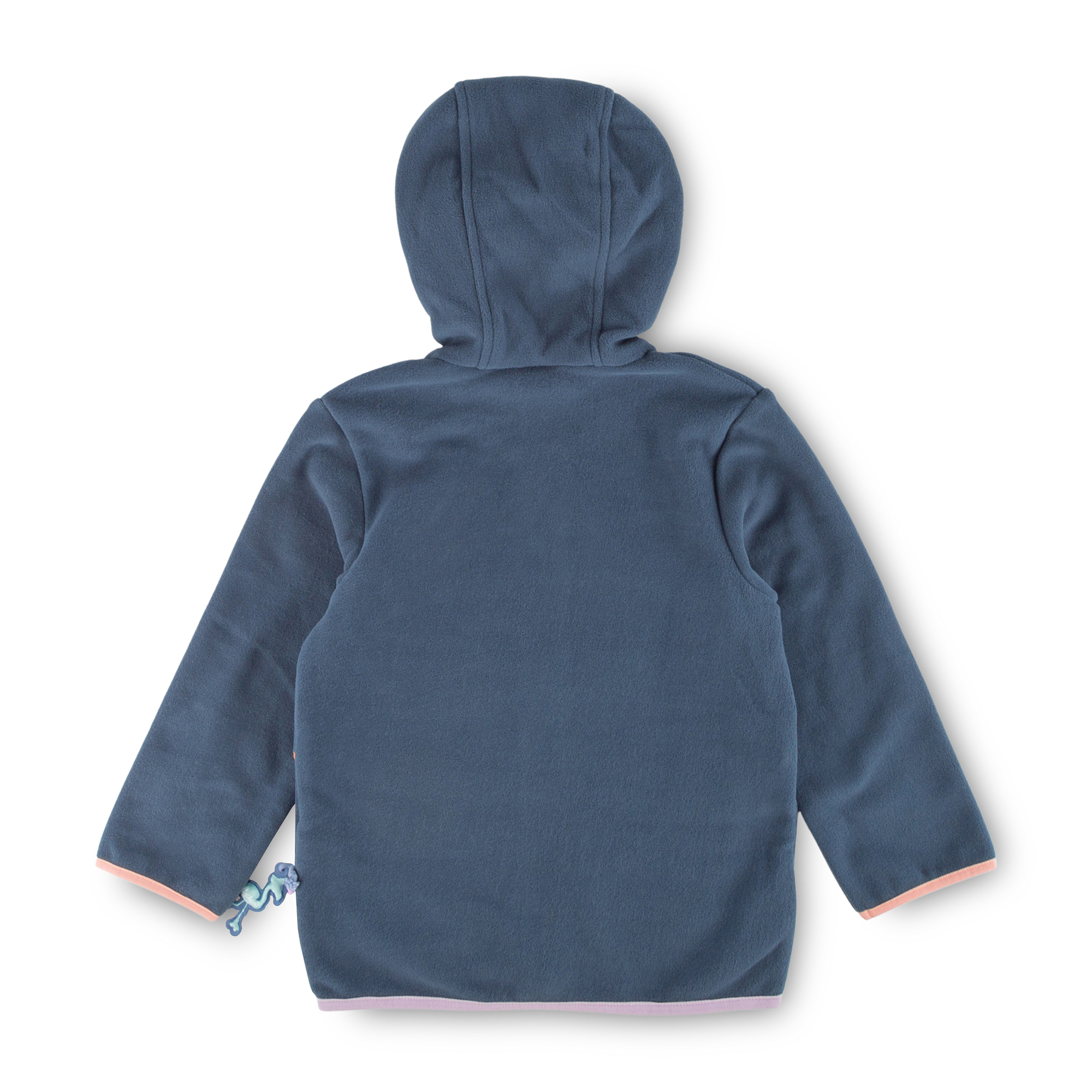 Dunkelblaue Kinder Fleecejacke Wild Flamingo