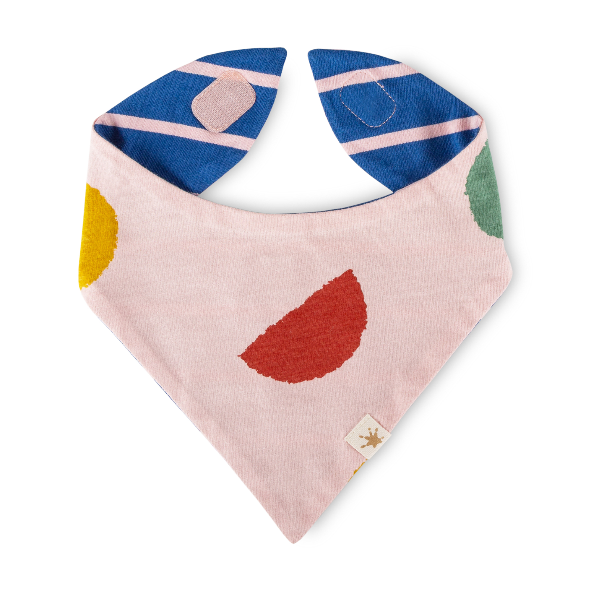 Baby Wendehalstuch, rosa oder geringelt