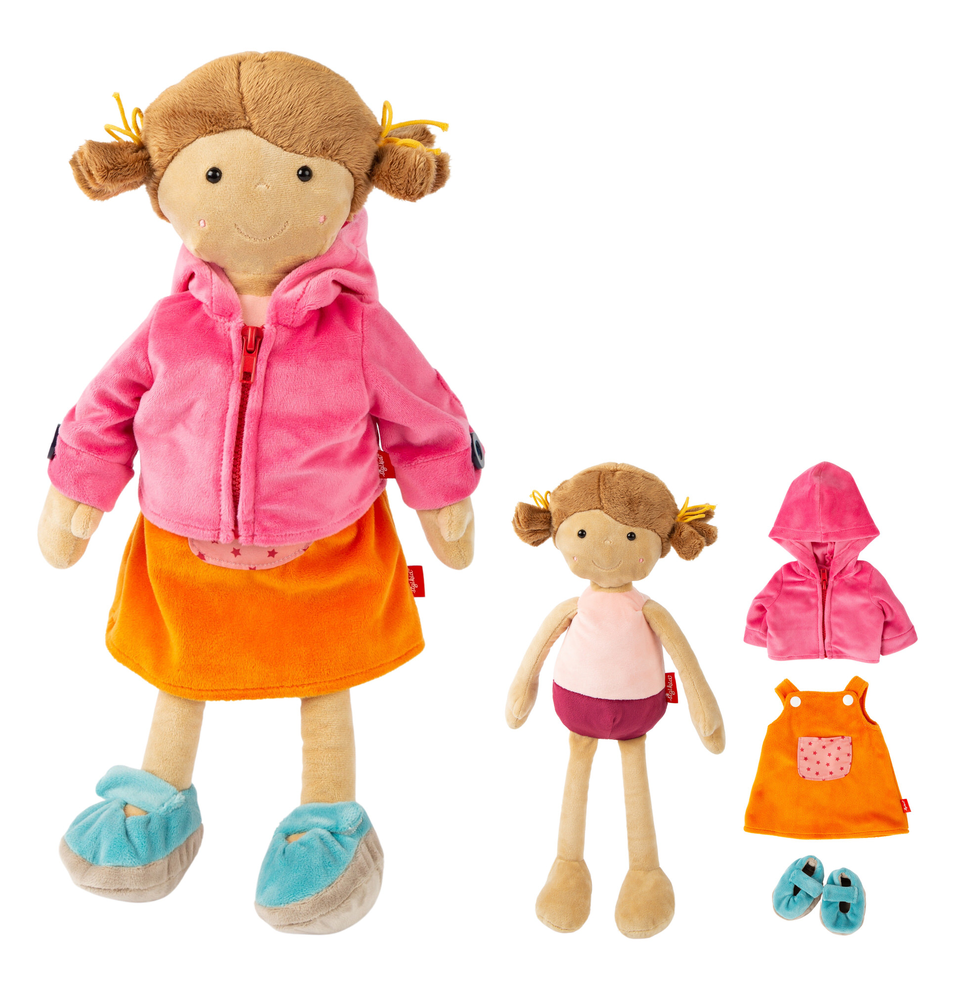 Learn-how-to-dress soft doll