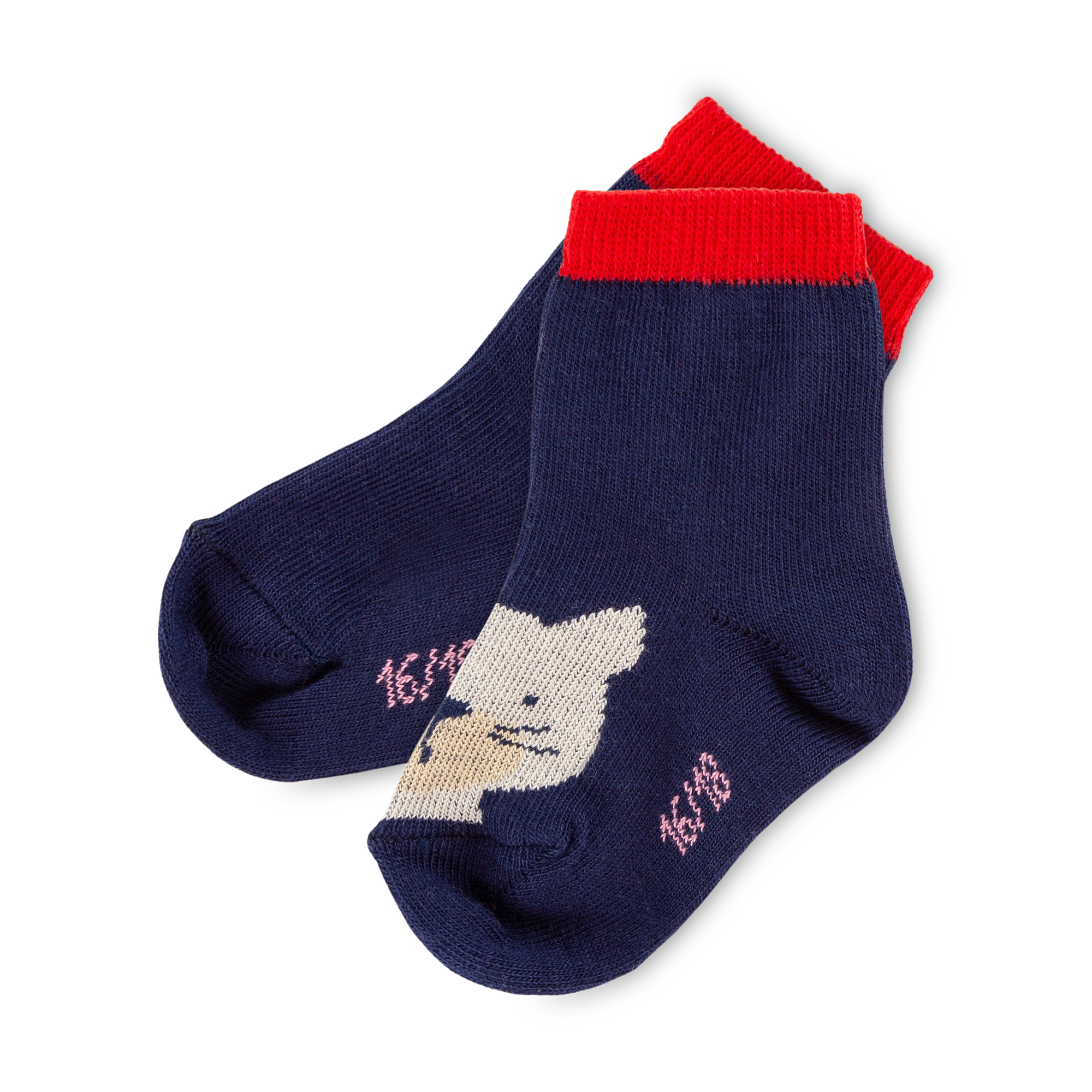 Baby Socken- im 3er-Set mit Katzen Motiv, bunt