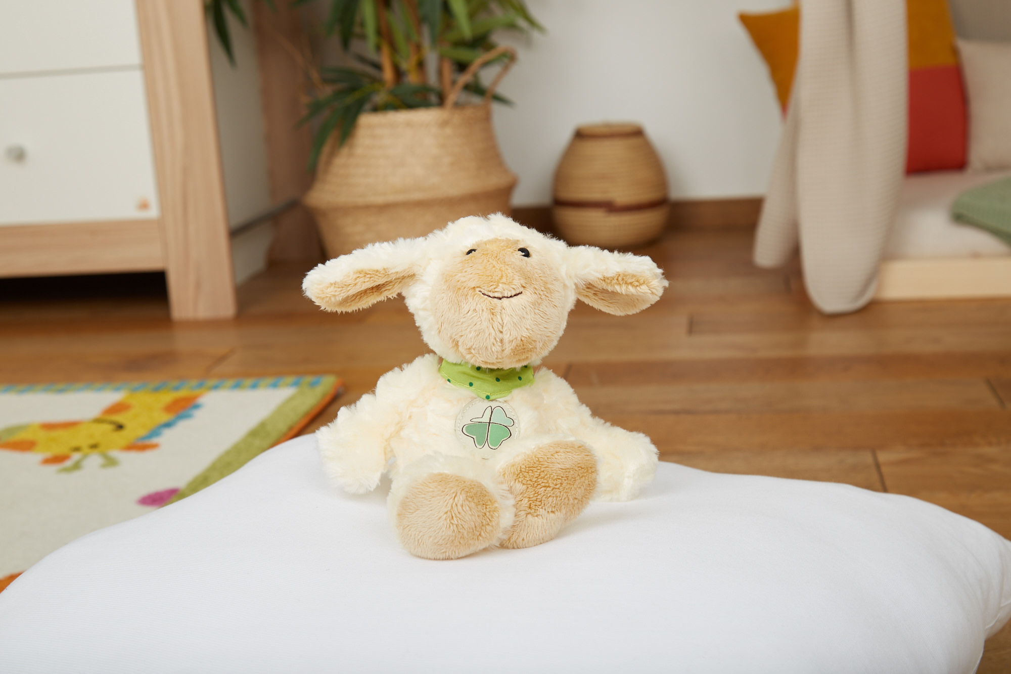 Fluffy plush sheep, Care-for-Rare health foundation Fluffy plush sheep, Care-for-Rare health foundation