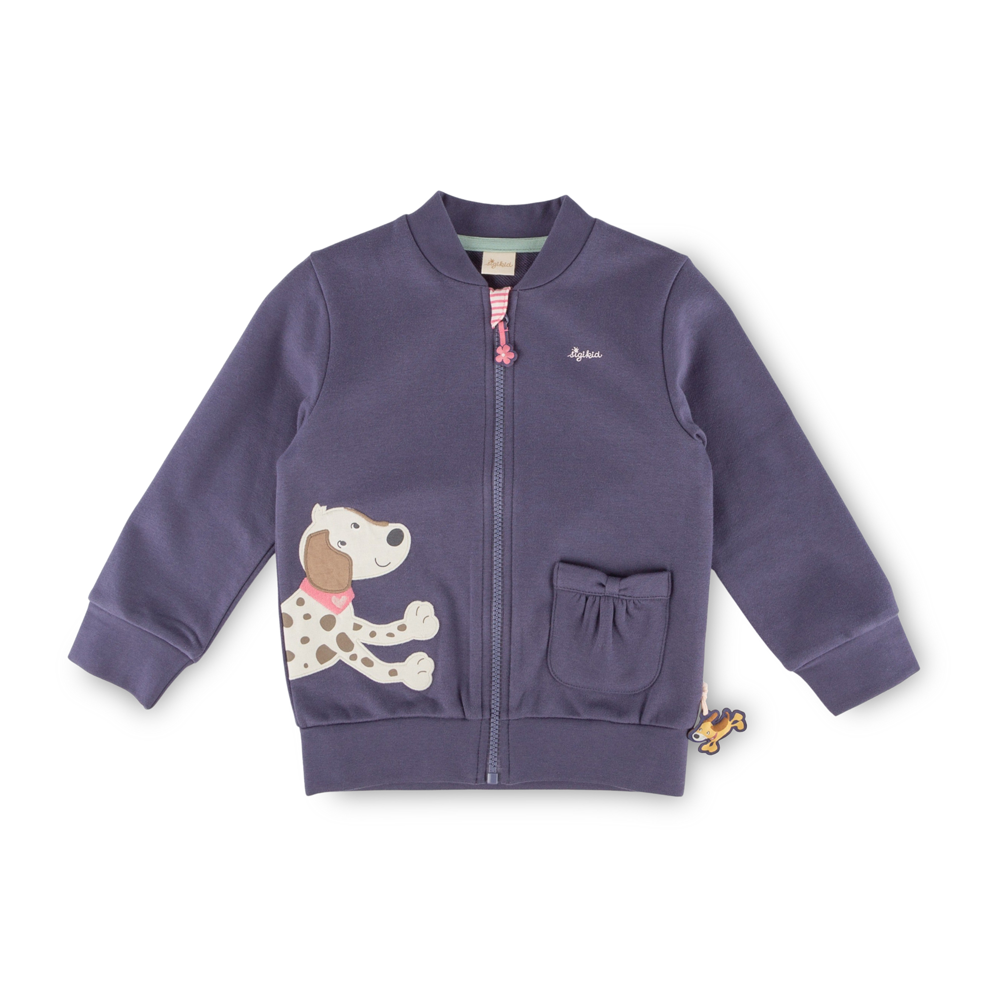 Blaue Kinder Sweatjacke, Hund Funny Dog Blaue Kinder Sweatjacke, Hund Funny Dog