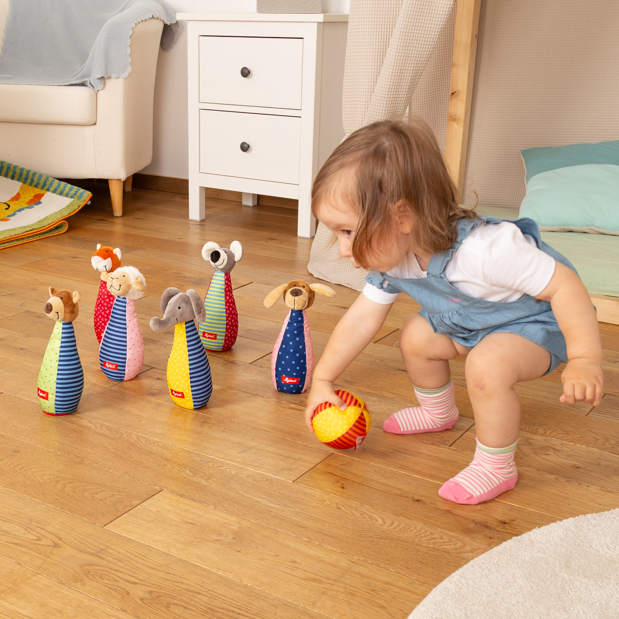 Kegelspiel für Kleinkinder